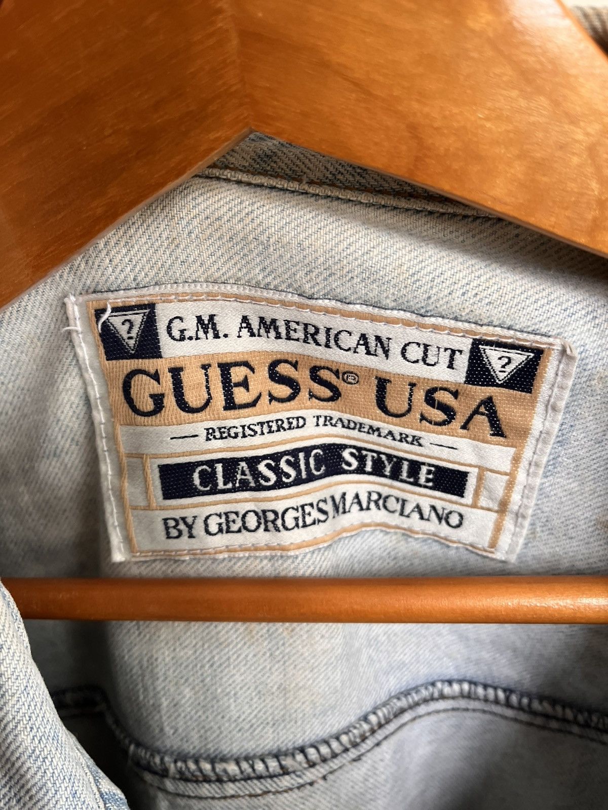 Guess Vintage Guess denim Jacket Size US XL / EU 56 / 4 - 6 Thumbnail