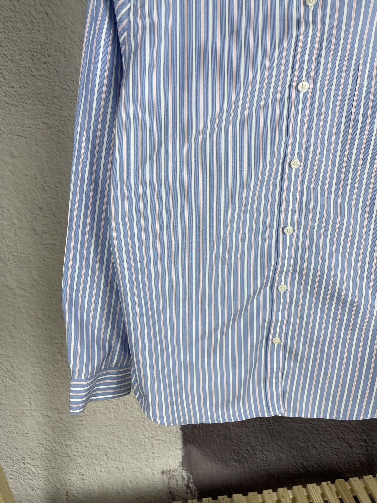L.L. Bean L.L Bean wrinkle resistant striped long sleeve shirt Size US L / EU 52-54 / 3 - 5 Thumbnail