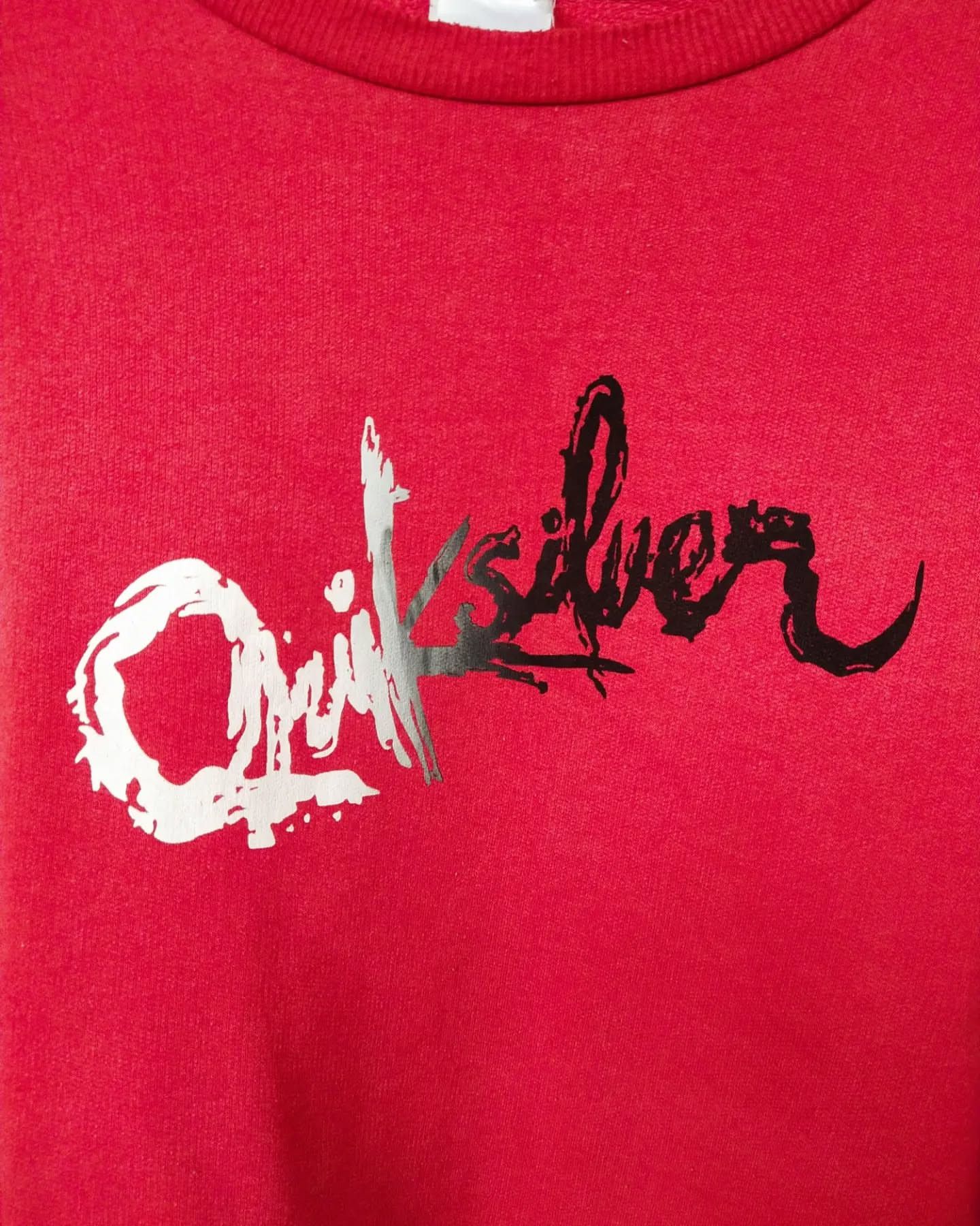 Quiksilver 2000s Quiksilver Red Graphic Crewneck Surfwear Size US L / EU 52-54 / 3 - 2 Thumbnail