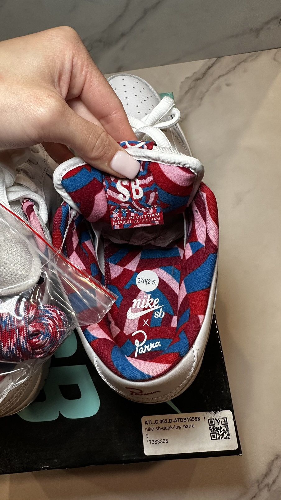 Nike Nike SB Dunk Low Parra Size US 9 / EU 42 - 6 Thumbnail