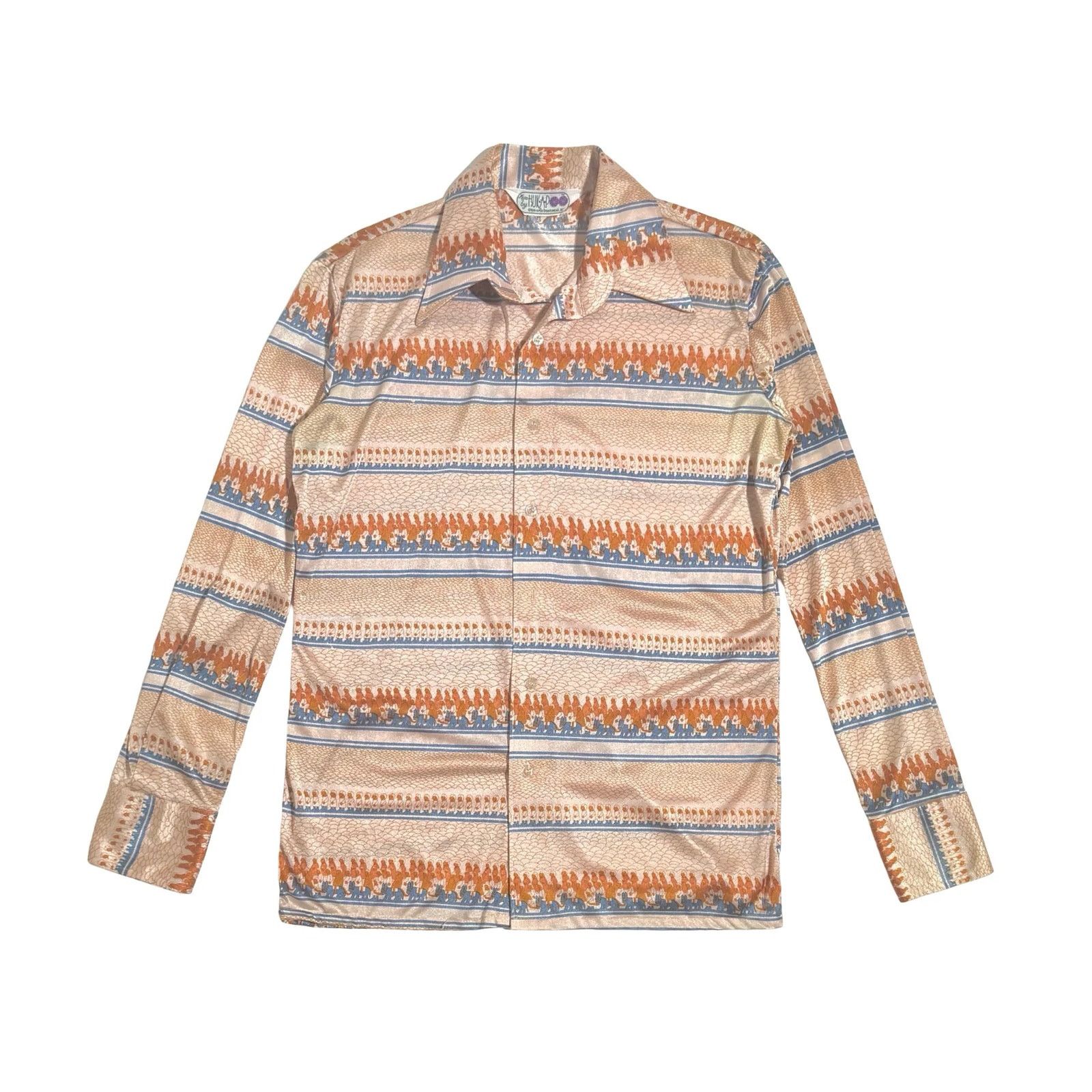 Huckberry 1970s Huckapoo Disco Print Shirt – Wide Collar Size US M / EU 48-50 / 2 - 1 Thumbnail