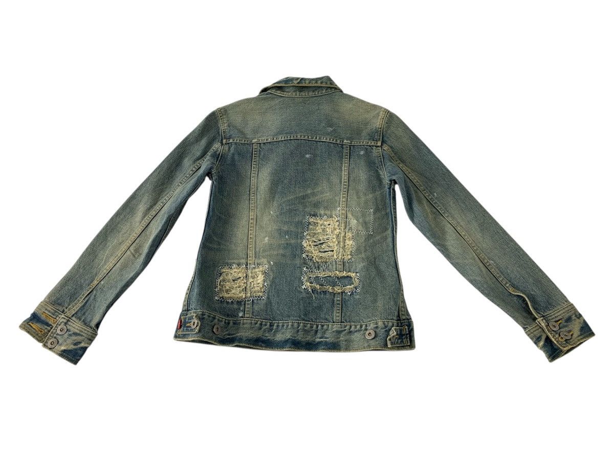 Other As Know As Indigo Distressed Denim Jacket Double Pocket Size XS / US 0-2 / IT 36-38 - 2 Thumbnail