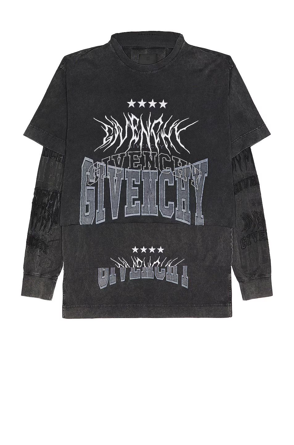 Givenchy o1gr1nt0125 Balaclava All-In-One T-Shirt in Grey Size US M / EU 48-50 / 2 - 3 Thumbnail