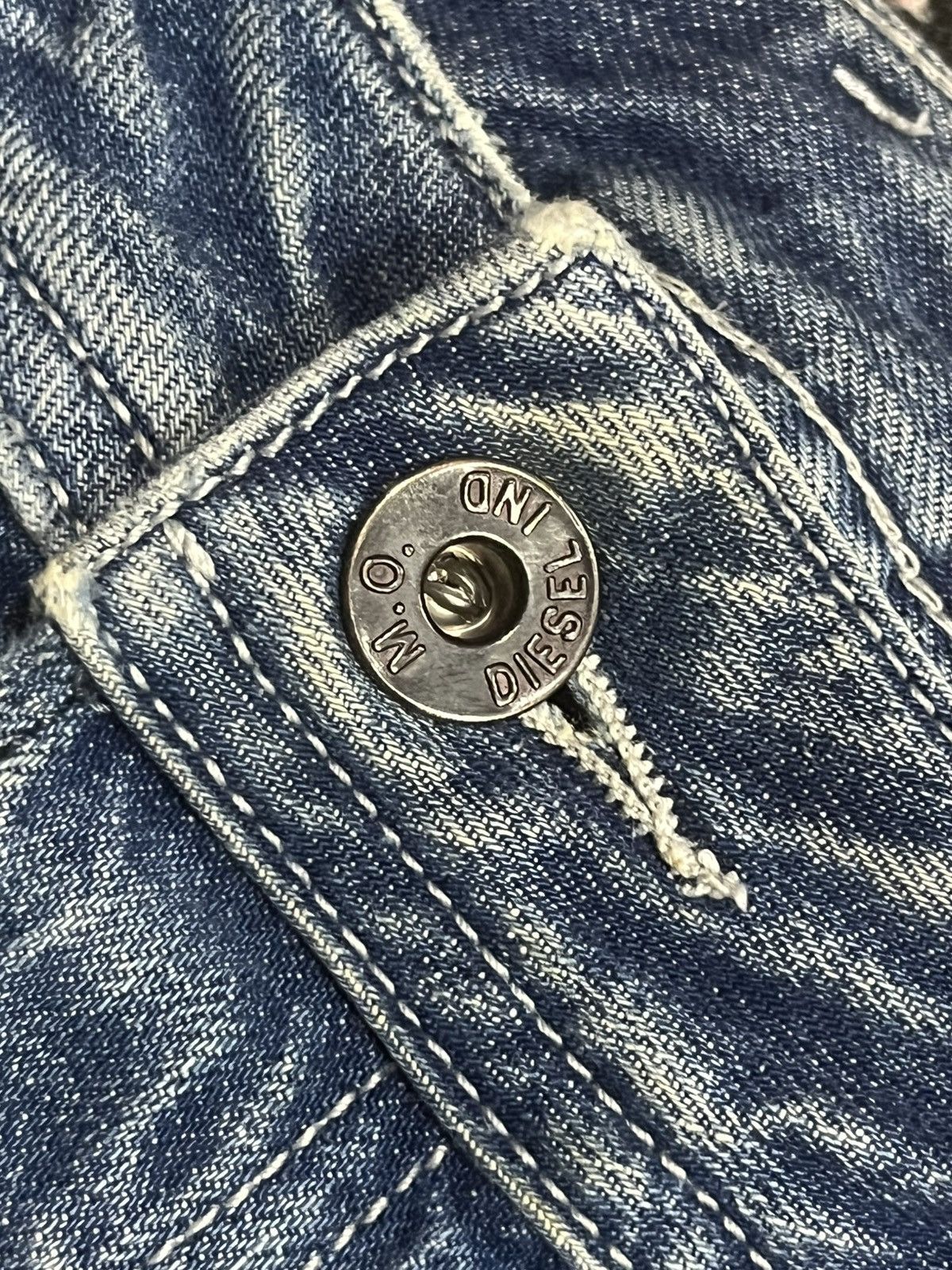 Diesel ⚡️Flare⚡️Vintage Diesel “Zatiny” Overflow Thunder Blue Jeans Size US 29 - 6 Thumbnail