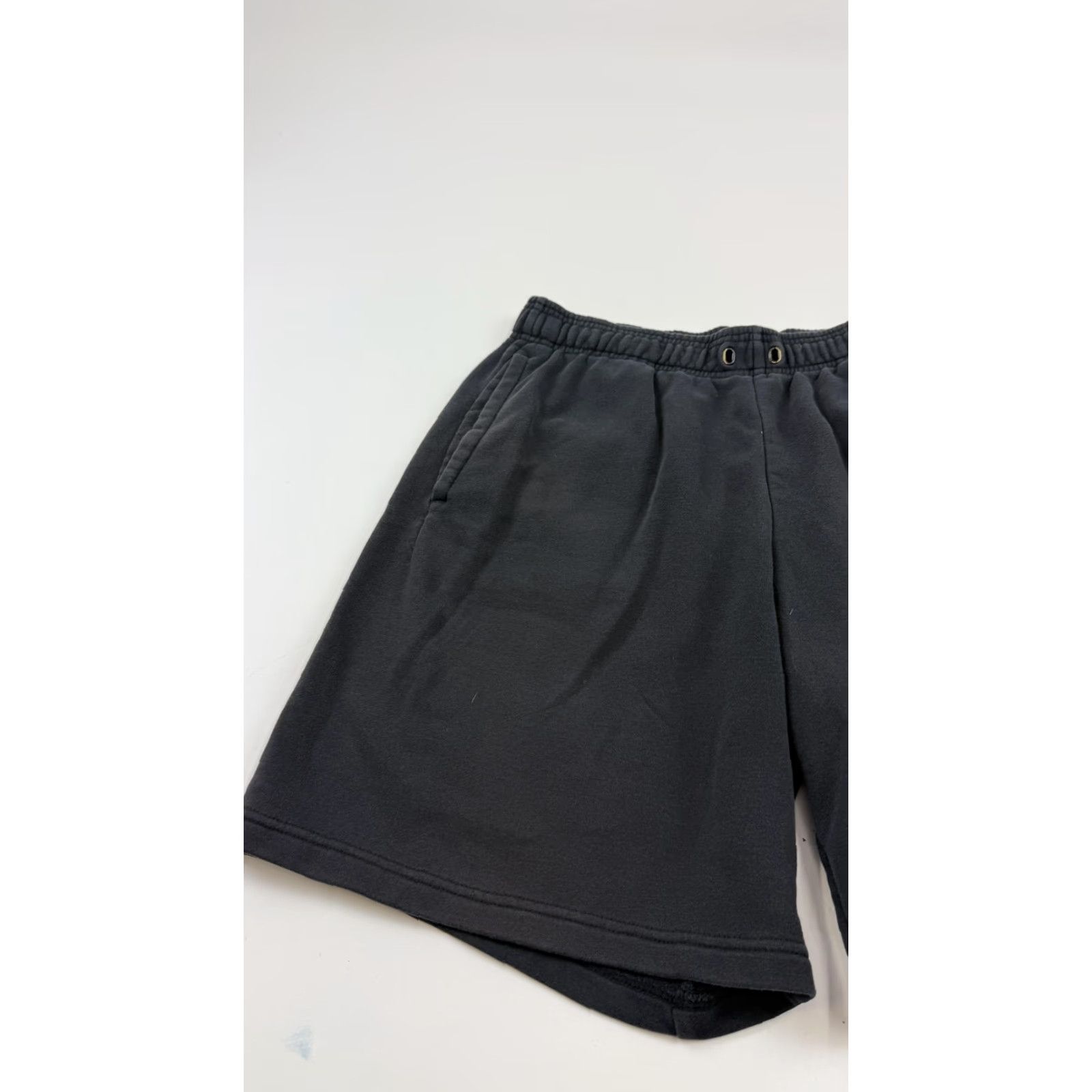 Adidas Adidas Shorts Mens Large Black Fleece Logo Athletic Training Lounge Pockets Size US 33 - 3 Thumbnail