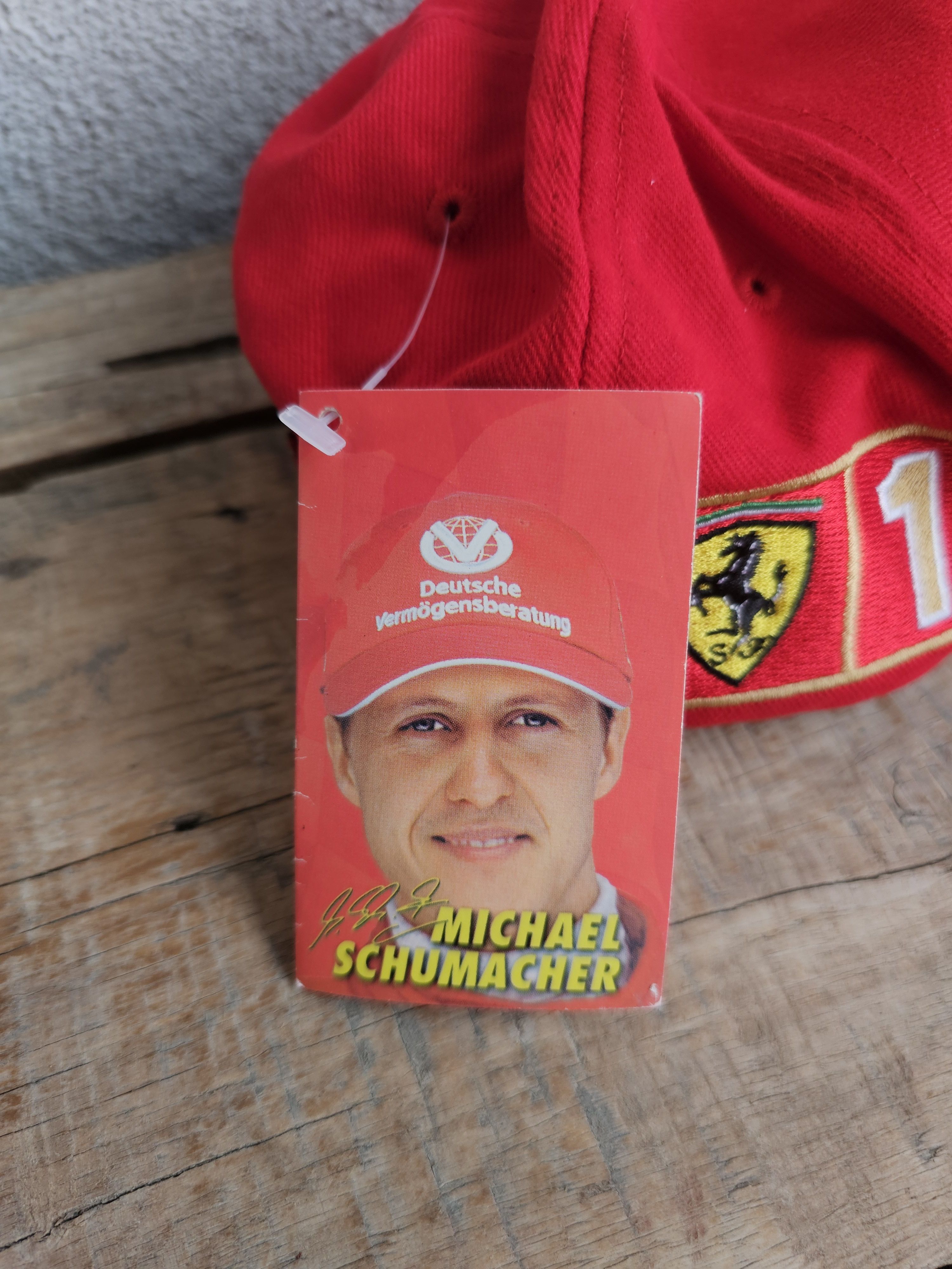 Ferrari Michael Schumacher F1 2001 Championship Hat Size ONE SIZE - 6 Thumbnail