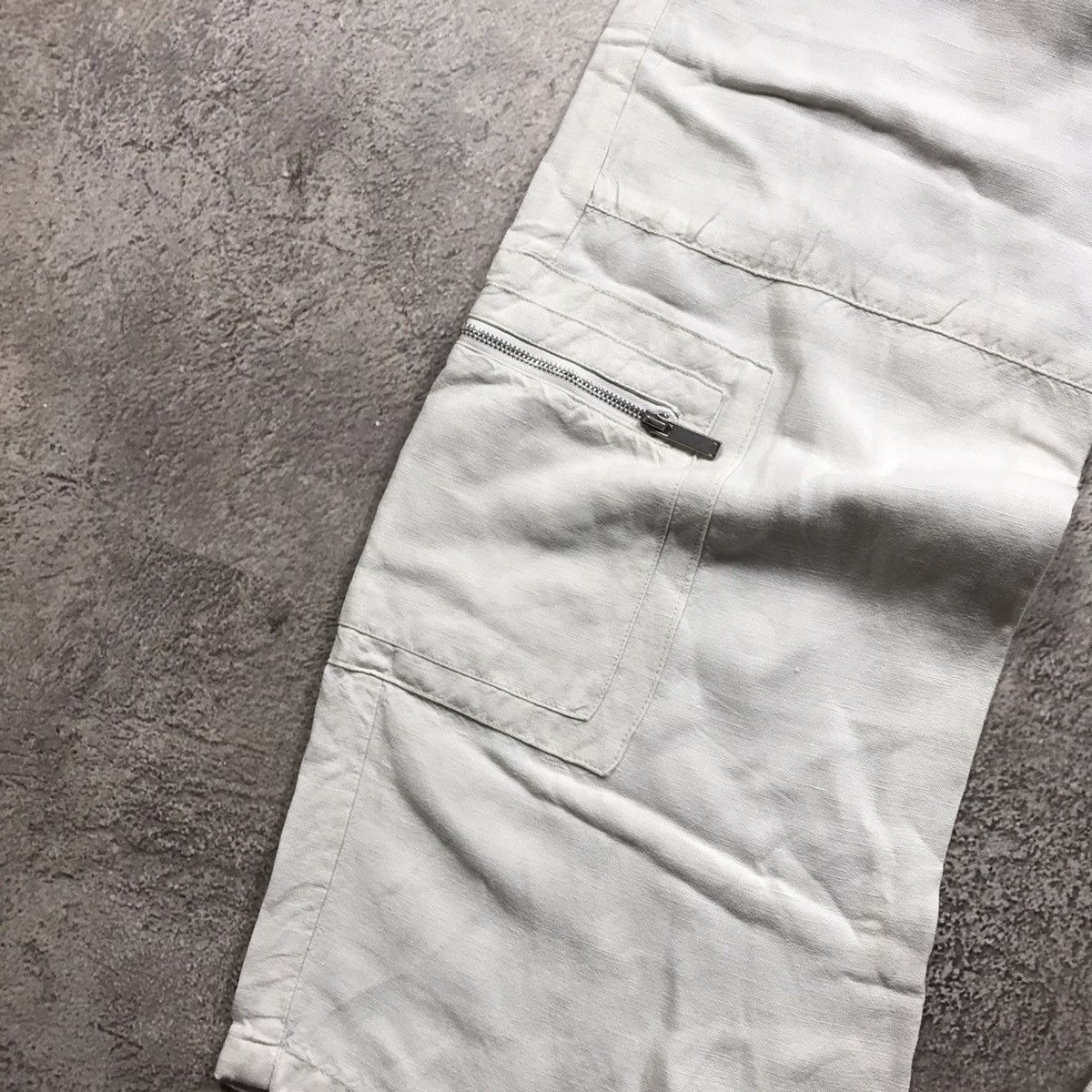 Vintage Vintage Y2K Baggy Cargo Pants Distressed Streetwear Logo 30 Size 30" / US 8 / IT 44 - 3 Thumbnail