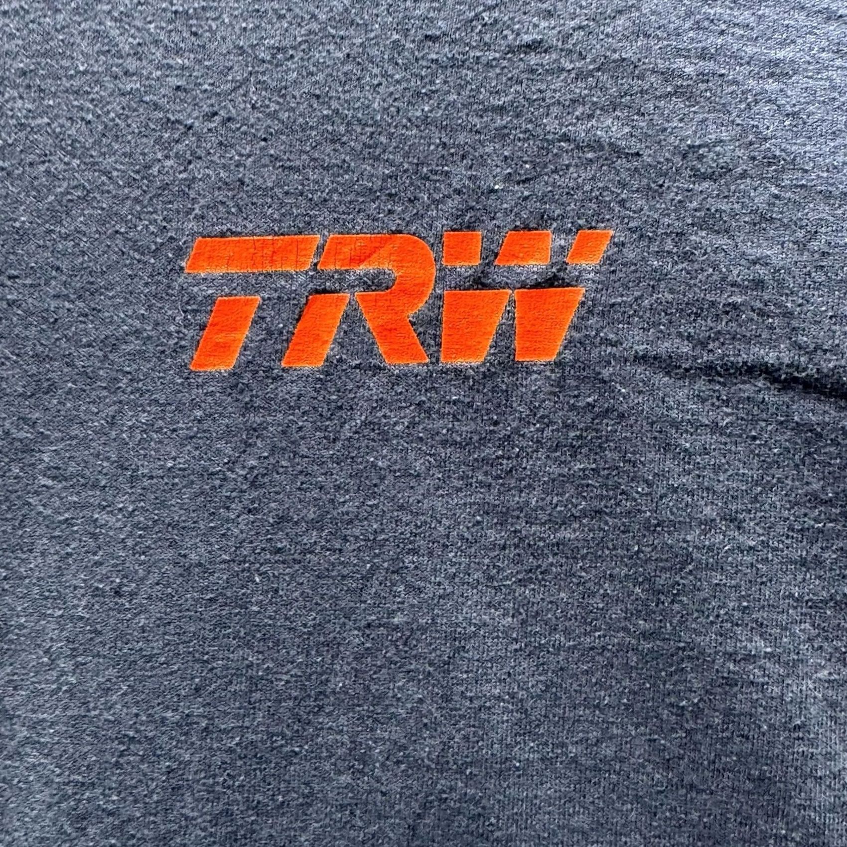 Vintage VINTAGE TRW Shirt Mens L Blue Small Chest Logo Graphic Tee Cotton Screen Stars Size US L / EU 52-54 / 3 - 3 Thumbnail