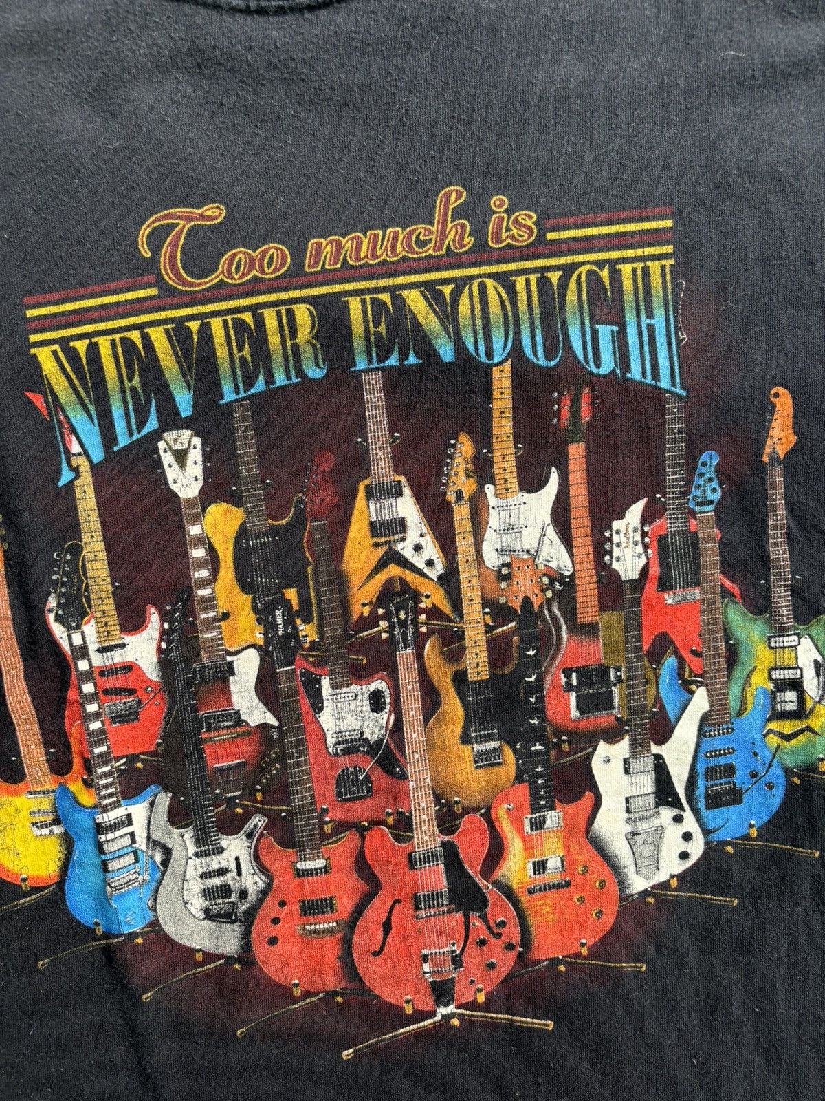 Band Tees × Vintage Vintage Guitar Tee Size US XXL / EU 58 / 5 - 2 Thumbnail