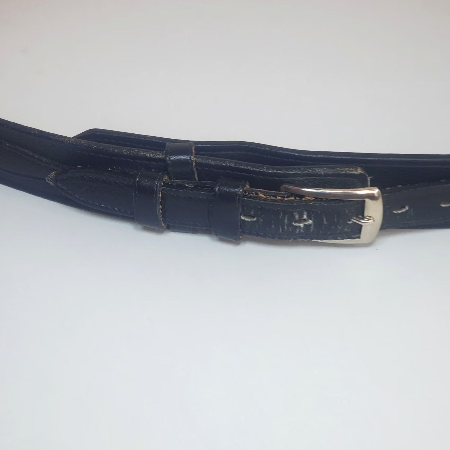 Tony Lama VINTAGE Tony Lama Belt Western Leather Adjustable 44 Concho Mens Size 44 - 2 Thumbnail