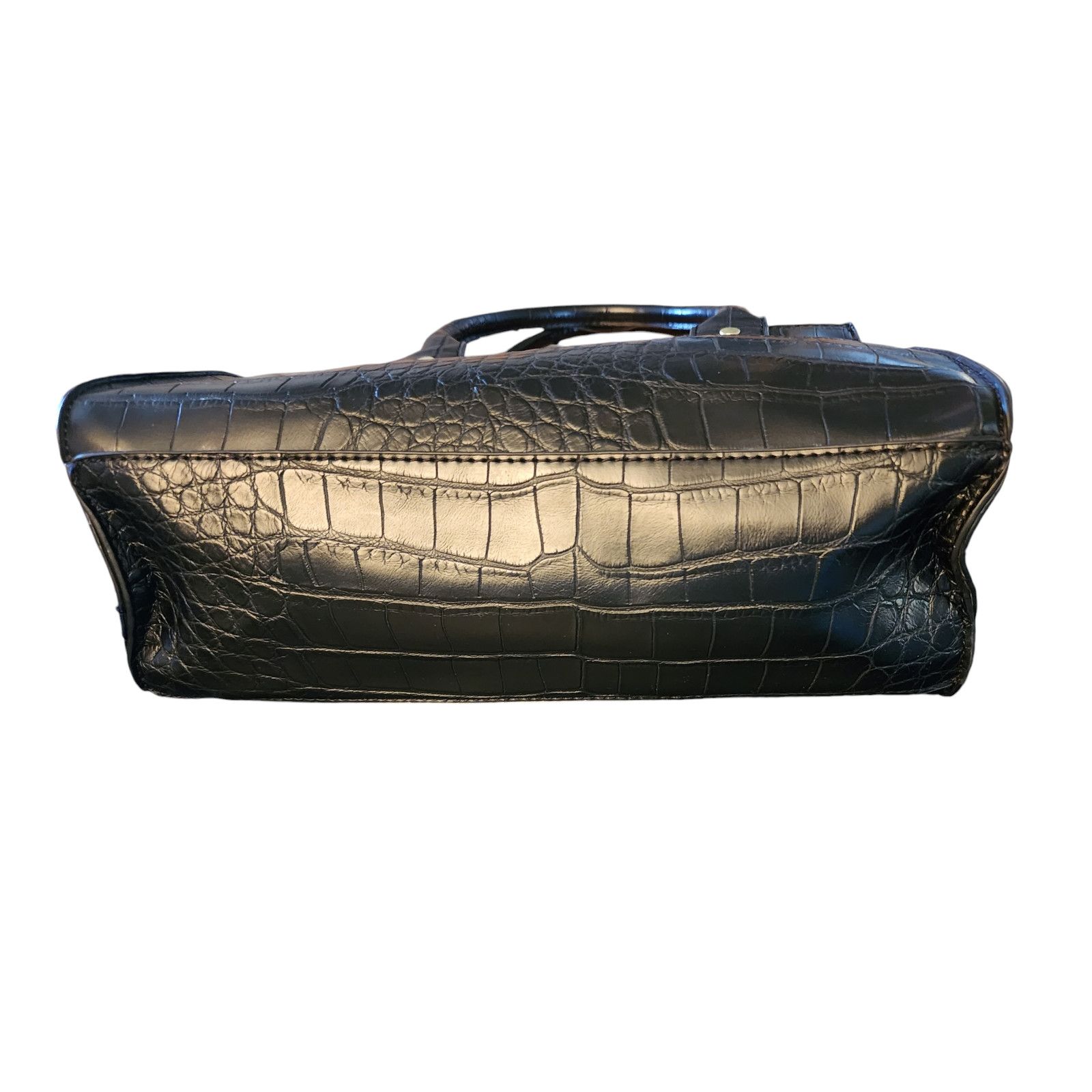 Marc Fisher Marc Fisher Cherry Hill Belted Tote in black Faux Leather Size ONE SIZE - 5 Thumbnail
