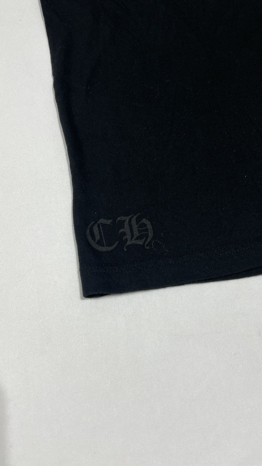 Chrome Hearts Chrome Hearts Yellow Neck Logo Tee Size US M / EU 48-50 / 2 - 2 Thumbnail