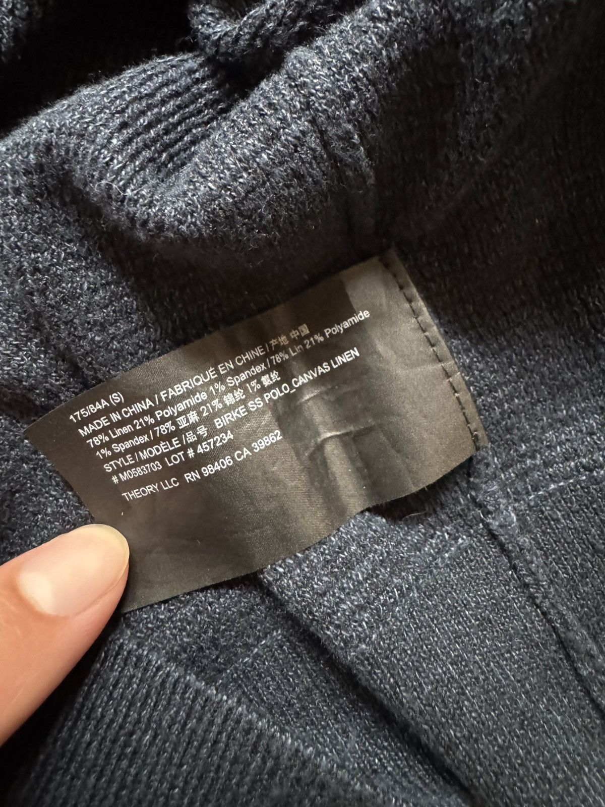 Theory Theory Brenan Linen Shirt in Navy Size US S / EU 44-46 / 1 - 4 Thumbnail