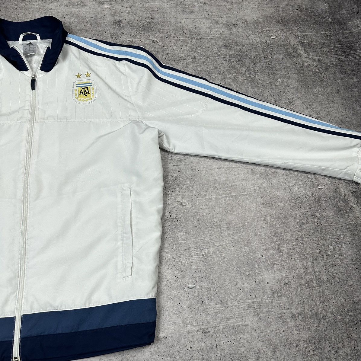 Adidas Argentina 2014-2015 Football Soccer Track Adidas Size US L / EU 52-54 / 3 - 4 Thumbnail