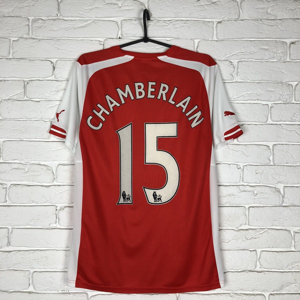 Puma Arsenal #15 Chamberlain 2014 2015 home jersey Size US M / EU 48-50 / 2 - 1 Thumbnail
