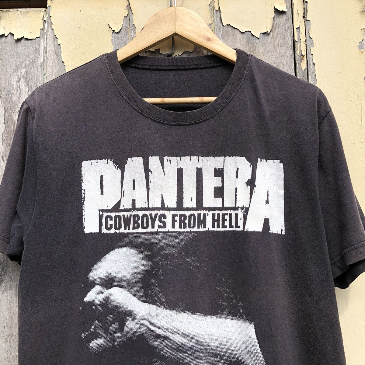 Band Tees Vintage y2k Pantera Cowboys From Hell Faded Tshirt Size US L / EU 52-54 / 3 - 3 Thumbnail