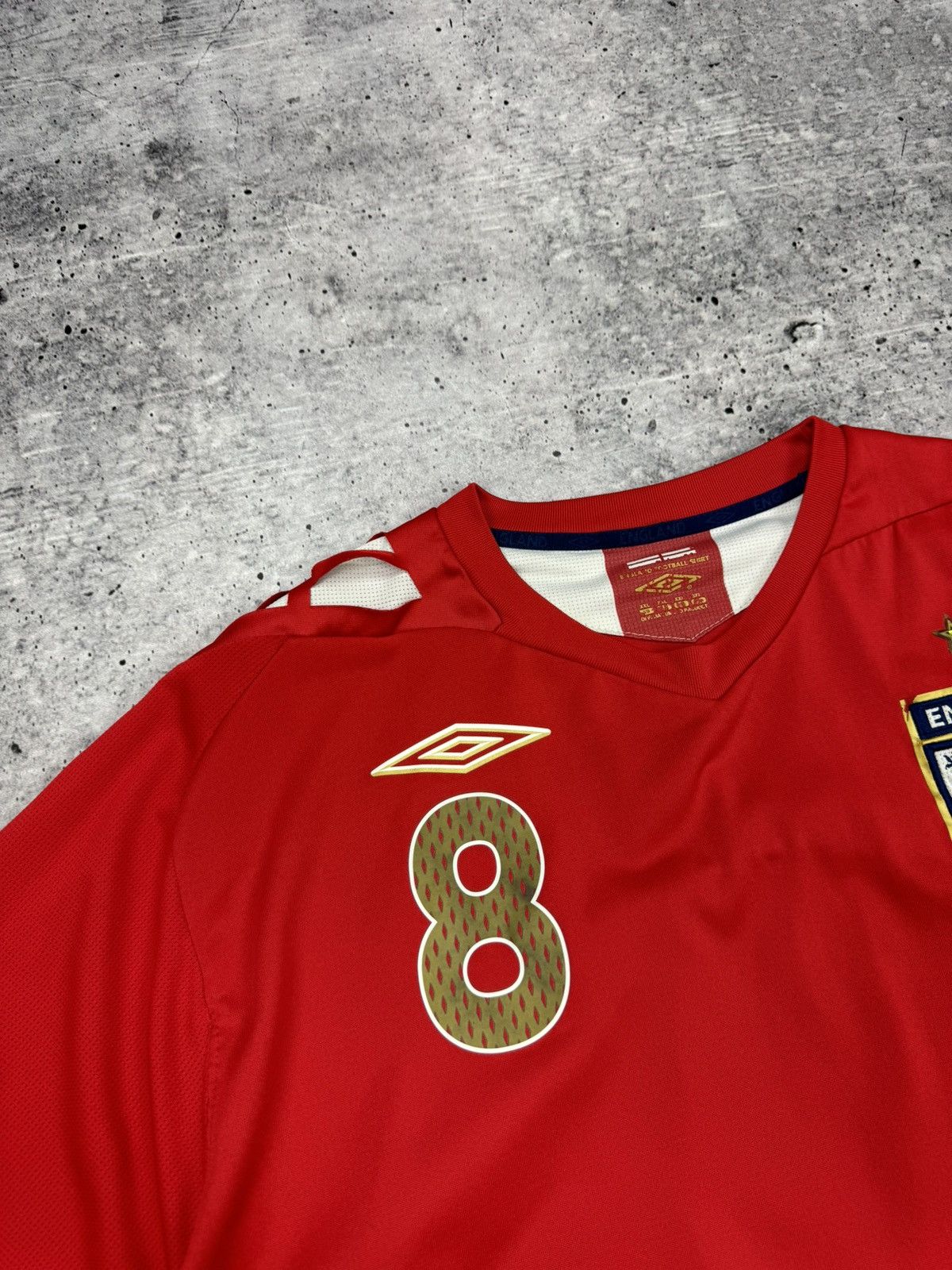 Umbro × Vintage Vintage Umbro 8 LAMPARD ENGLAND Official Soccer Jersey Shirt Size US XXL / EU 58 / 5 - 11 Thumbnail