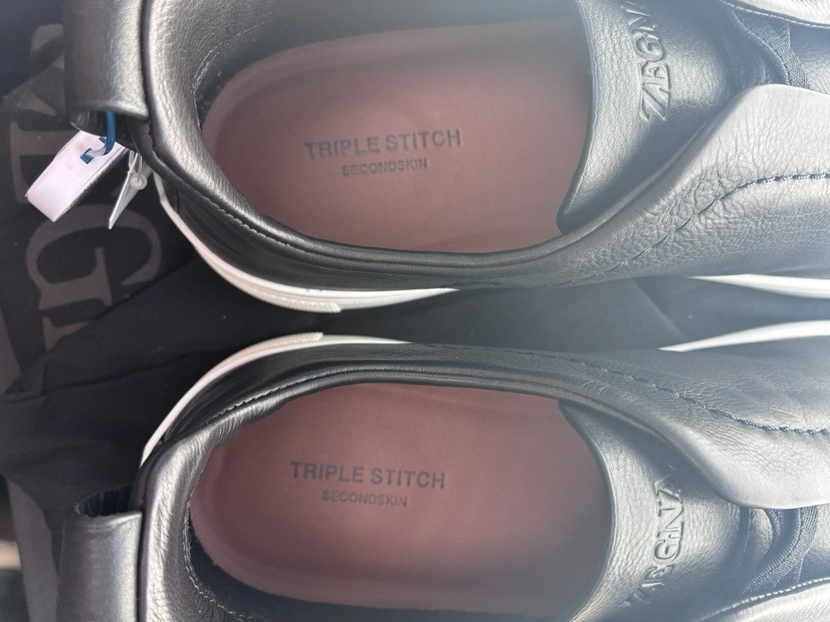 Loro Piana Loro piana black second skin triple stitch uk 10 eu 44 Size US 10 / EU 43 - 2 Thumbnail