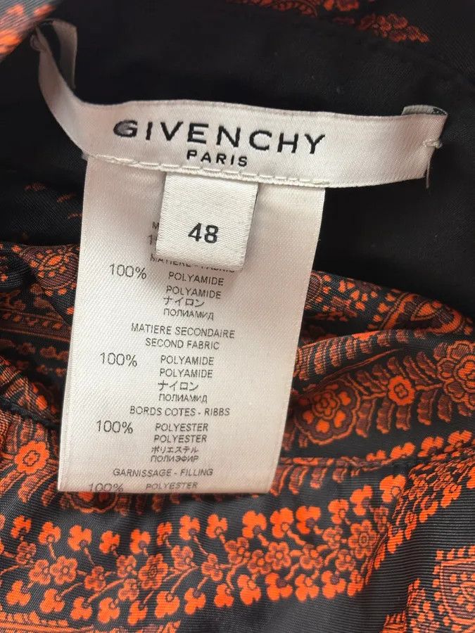 Givenchy Givenchy Reversible Presley Black & Orange Nylon Bomber Jacket by Riccardo Tisci Size US M / EU 48-50 / 2 - 17 Thumbnail
