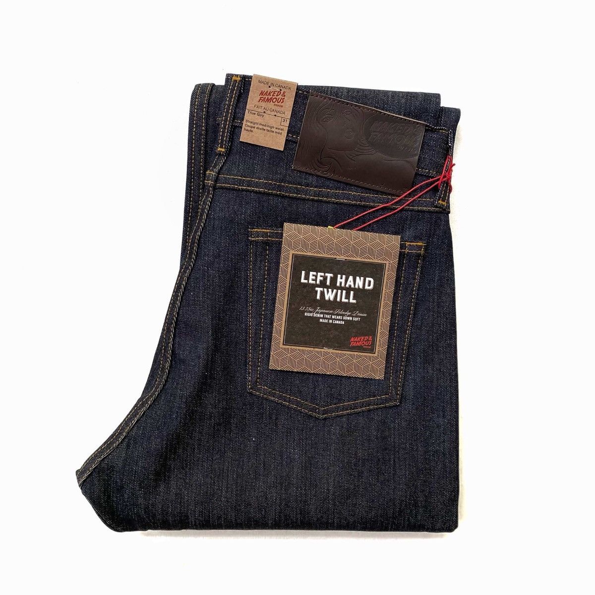 image of Naked Famous NWT Naked & Famous Denim True Guy Left Hand Twill Selvedge in Blue, Men's (Size 33)