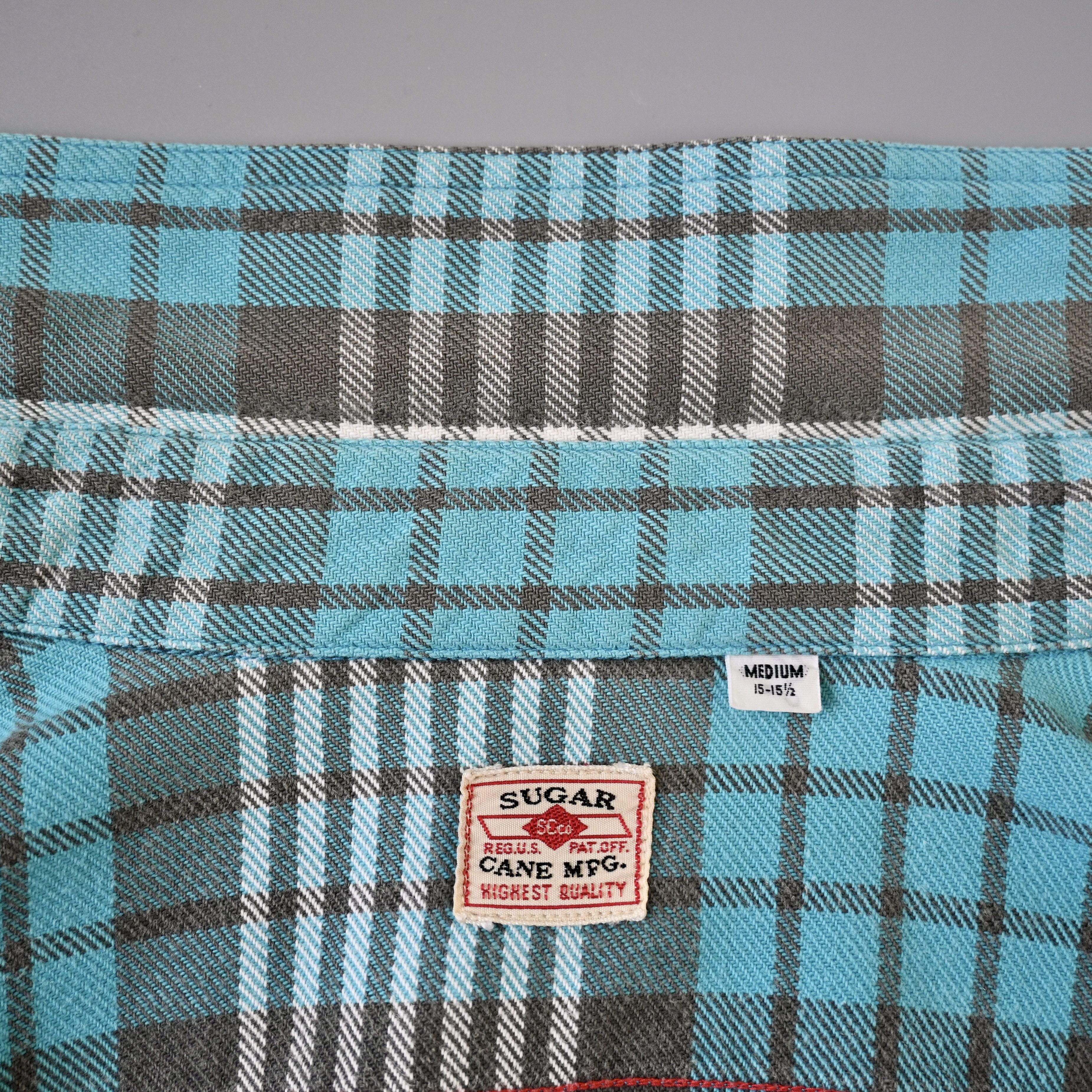 Sugar Cane SUGAR CANE midi-heavy cotton flannel shirt, made in Japan, M Size US M / EU 48-50 / 2 - 11 Thumbnail