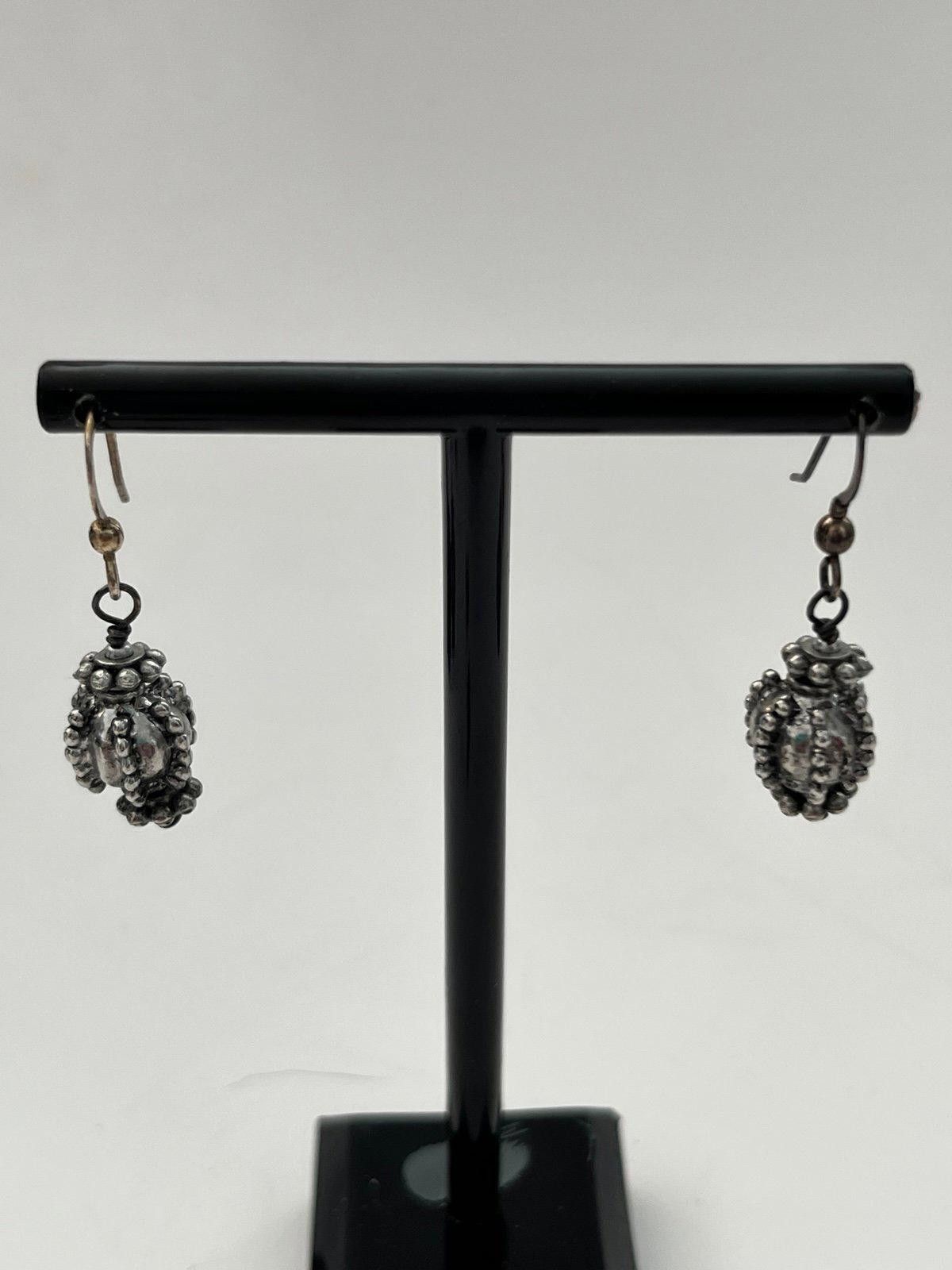 Other Ganesha drop dangle earrings, silver-plated materials Size ONE SIZE - 1 Thumbnail