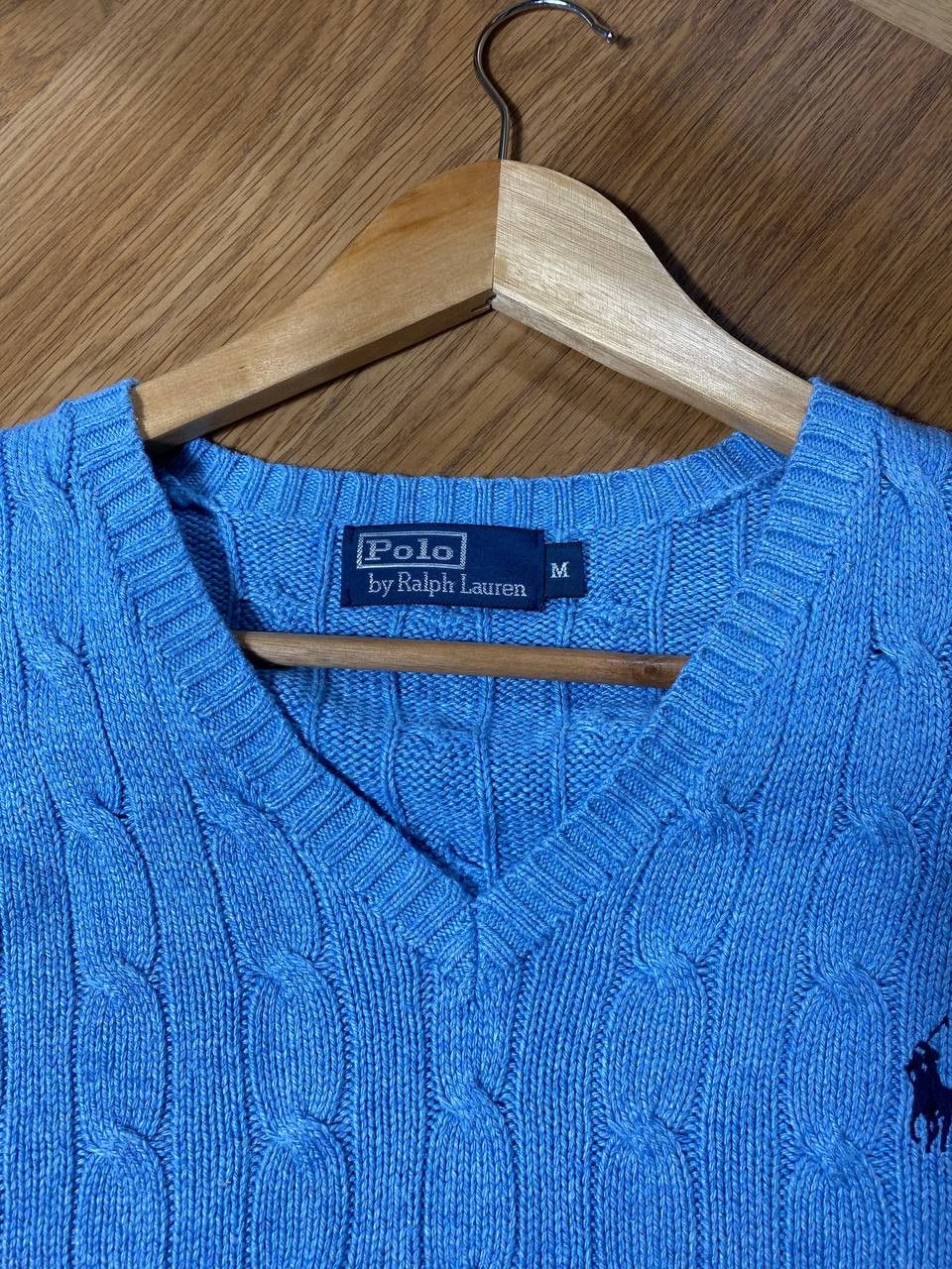 Polo Ralph Lauren POLO RALPH LAUREN Shawl Neck Cotton Sweater Size US M / EU 48-50 / 2 - 2 Thumbnail