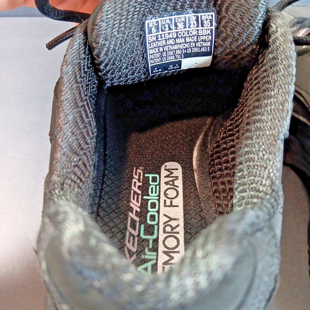 SKECHERS Skechers Womens D'Lites Black Sneakers Shoes N. 11949 Clean Size US 6 / IT 36 - 6 Thumbnail