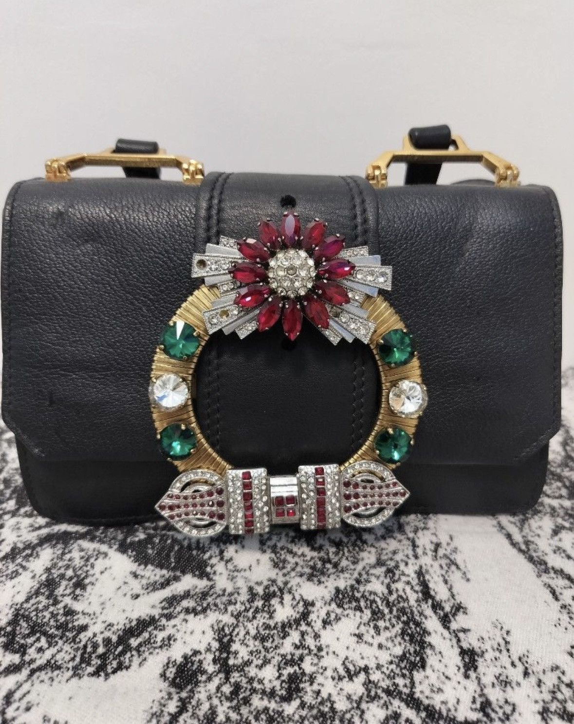 Miu Miu miumiu Gemstone Sunflower Crossbody Bag Size ONE SIZE - 2 Thumbnail