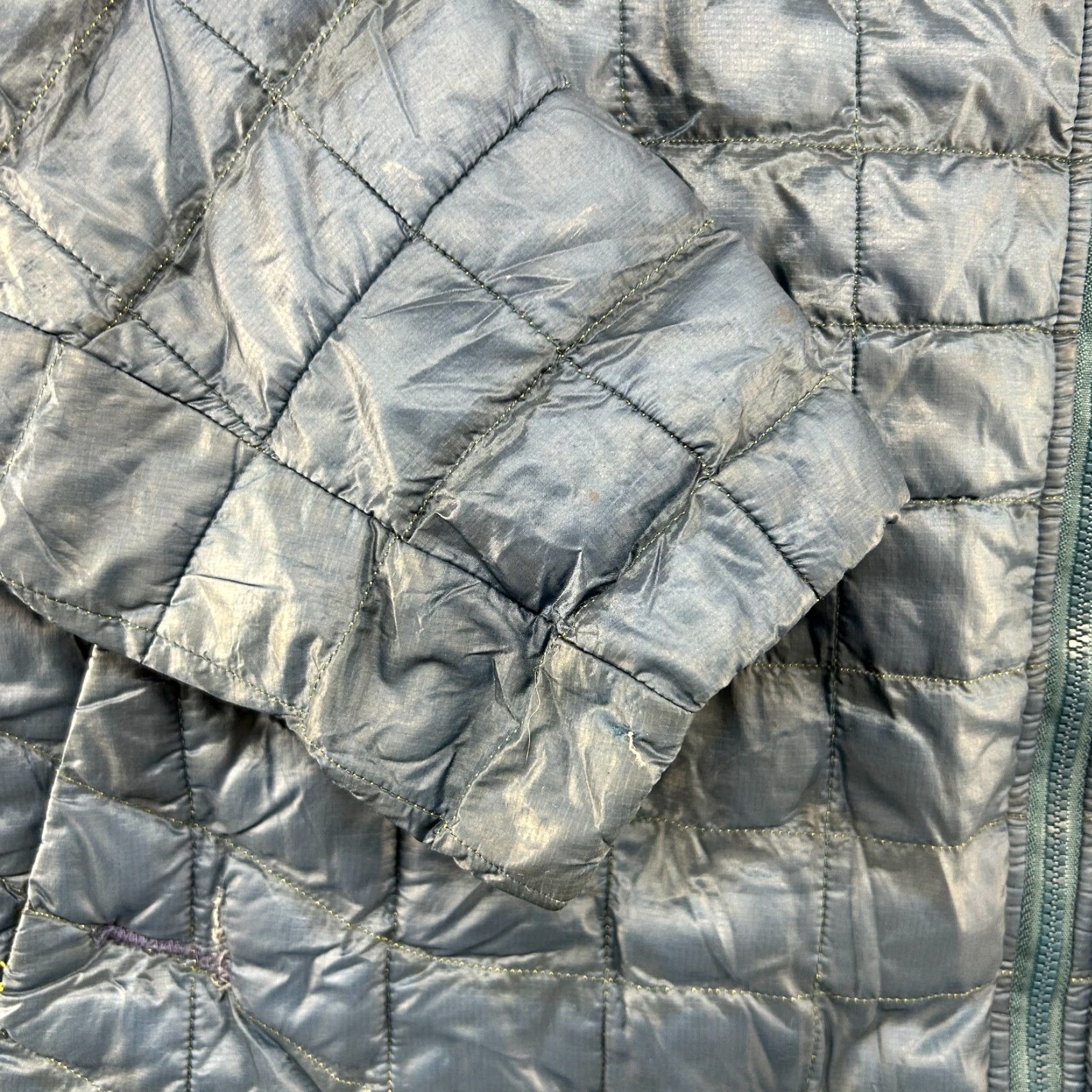 The North Face The North Face Jacket Mens XL Blue Navy Puffer Quilted Lined Full Zip Thermoball Size US XL / EU 56 / 4 - 2 Thumbnail