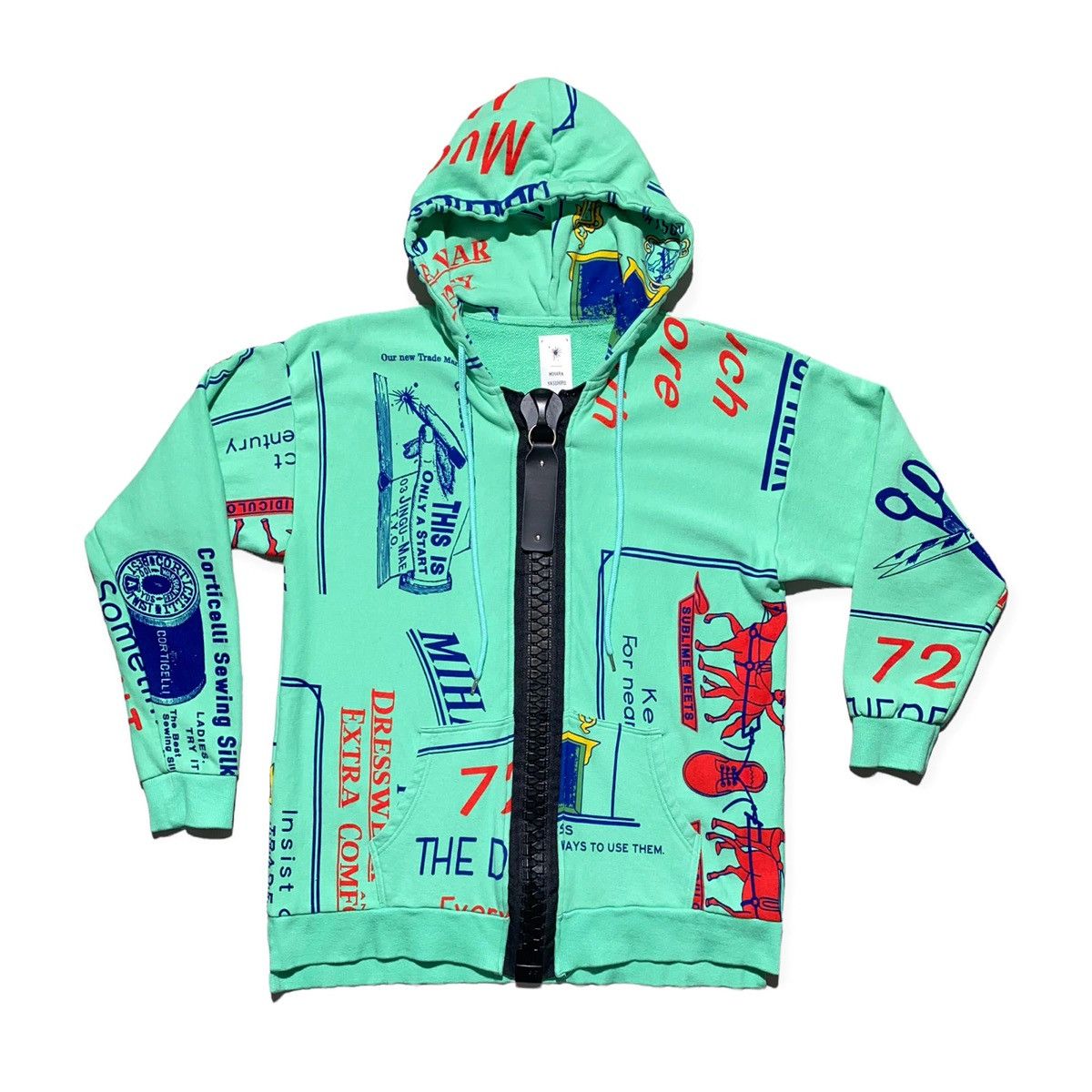 MIHARA YASUHIRO｜HOOD/ZIP-UP (A10HD591 GREEN) MIHARA YASUHIRO｜HOOD/ZIP-UP (A10HD591 GREEN
