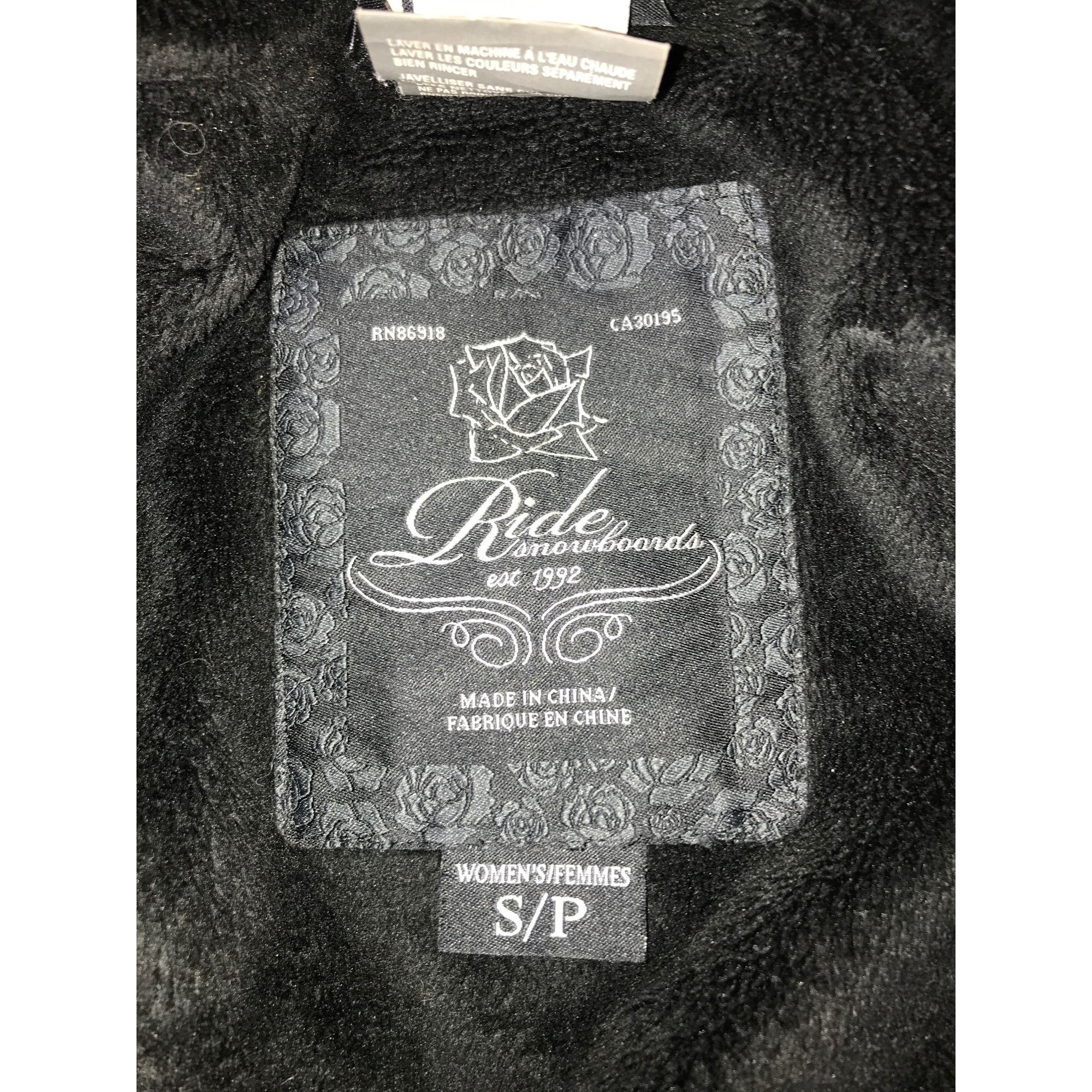 Designer Ride Snowboards Women's Hooded Aqua Plaid Ski Jacket Multico Size S / US 4 / IT 40 - 4 Thumbnail