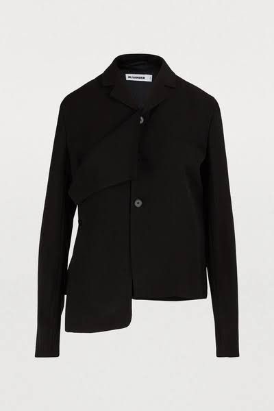 Jil Sander Asymmetric Blend Jacket Size XS / US 0-2 / IT 36-38 - 1 Thumbnail