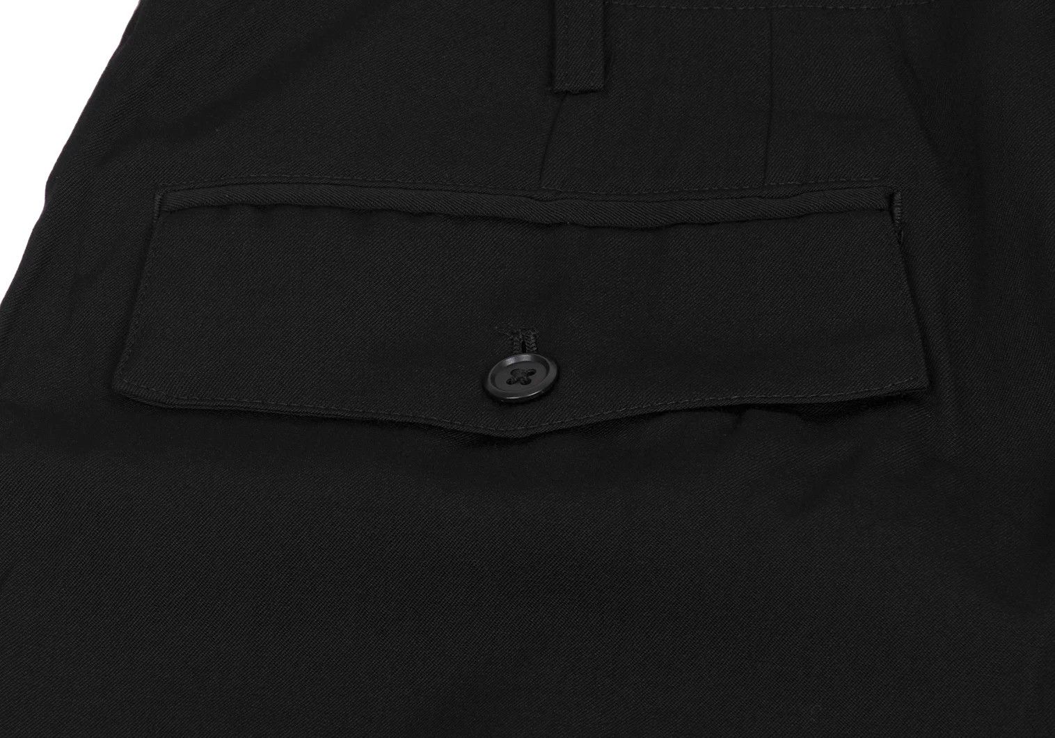 Yohji Yamamoto Yohji Yamamoto Wool Gabardine Tuck Pants Size US 30 / EU 46 - 13 Thumbnail