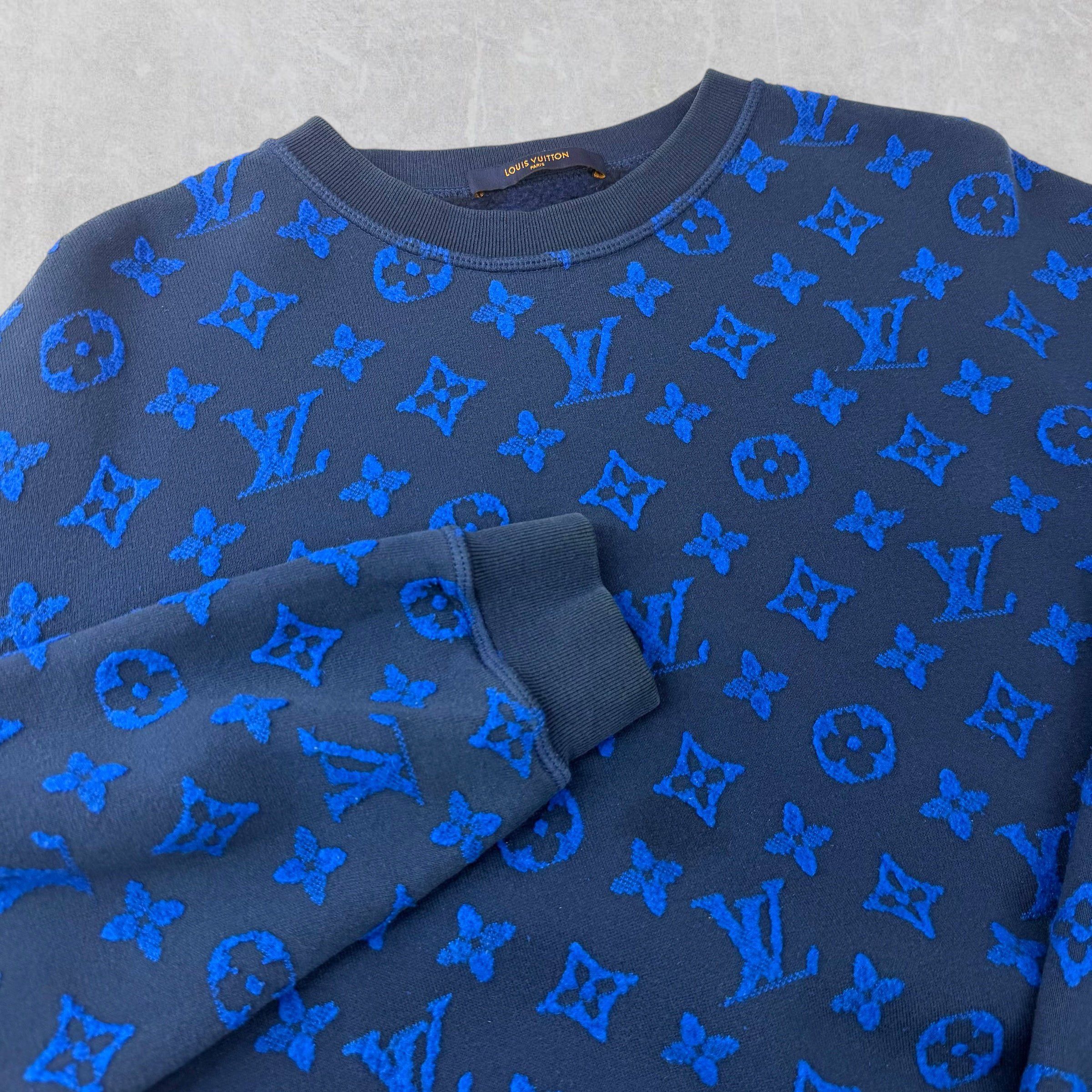 Louis Vuitton Louis Vuitton Monogram Jacquard Crewneck Sweater M Size US M / EU 48-50 / 2 - 3 Thumbnail