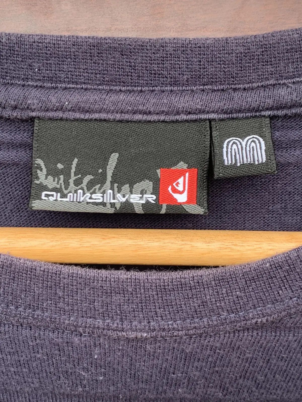 Quiksilver Vintage Quiksilver Spellout Logo Centre Print Tee Size US M / EU 48-50 / 2 - 2 Thumbnail