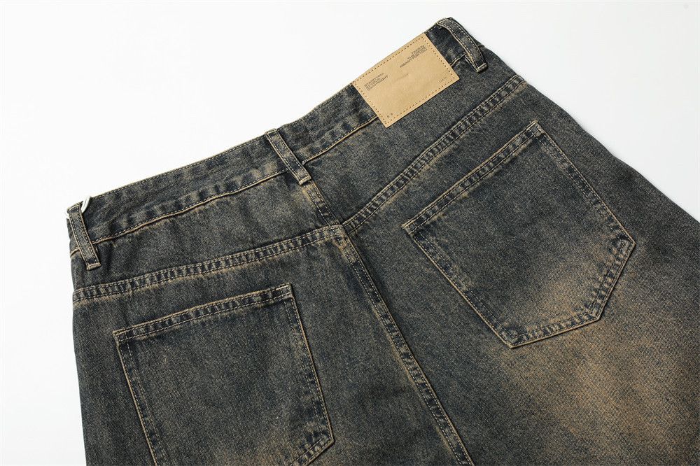 Japanese Brand × Jean Men's vintage punk distressed washed scimitar jeans y2k Size US 34 / EU 50 - 5 Thumbnail
