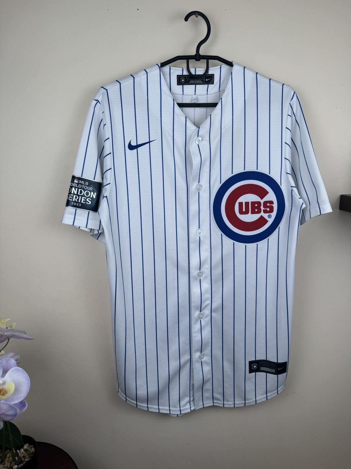 Nike Nike Chicago Cubs Home Pinstripe MLB Baseball Jersey Men’s S Size US S / EU 44-46 / 1 - 3 Thumbnail