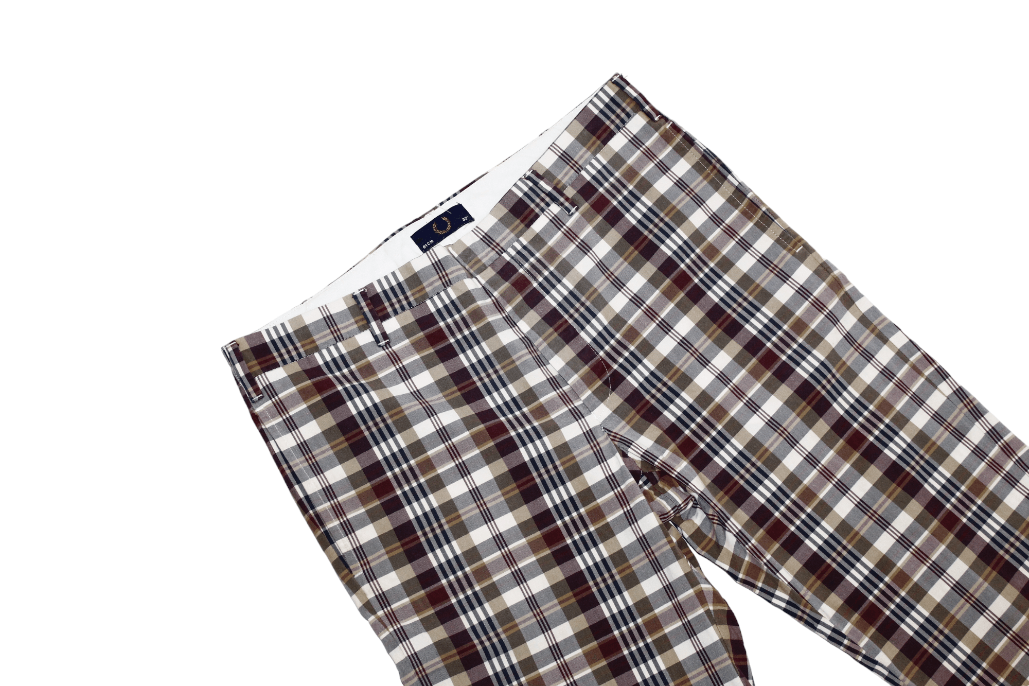 Fred Perry VTG Fred Perry Tartan Double-check Cotton Casual Pants Size US 32 / EU 48 - 8 Thumbnail
