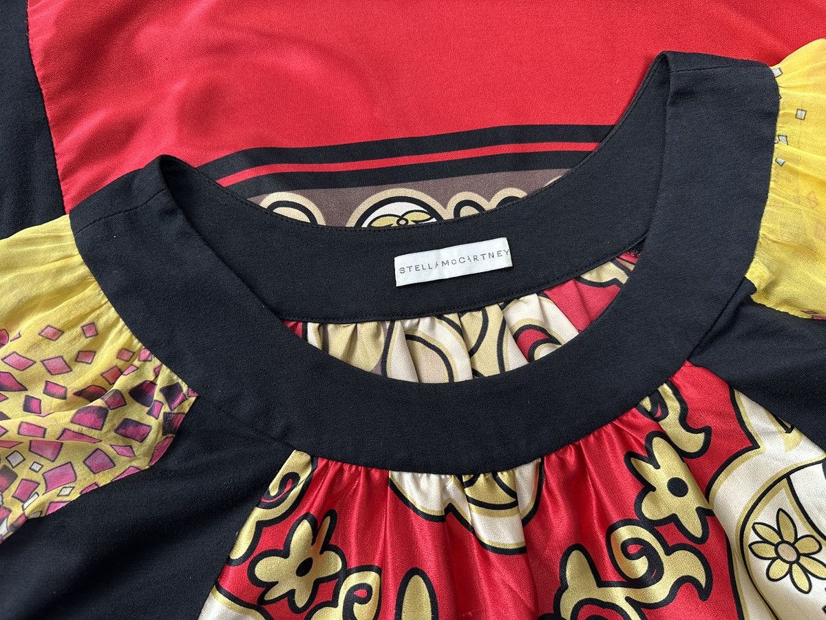 Stella McCartney Stella McCartney 100% Silk Multicolor Blouse Shirt Size M / US 6-8 / IT 42-44 - 6 Thumbnail