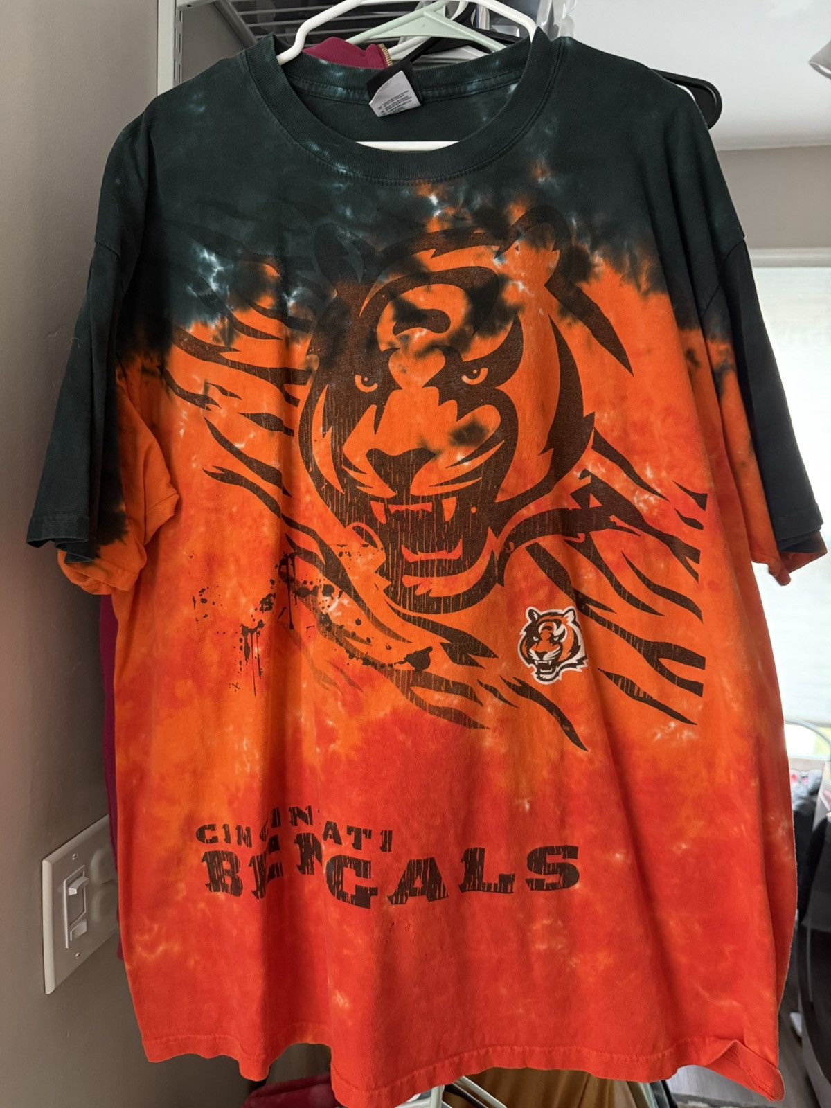 NFL Bengals Tie-Dye T-Shirt Size US XXL / EU 58 / 5 - 1 Thumbnail