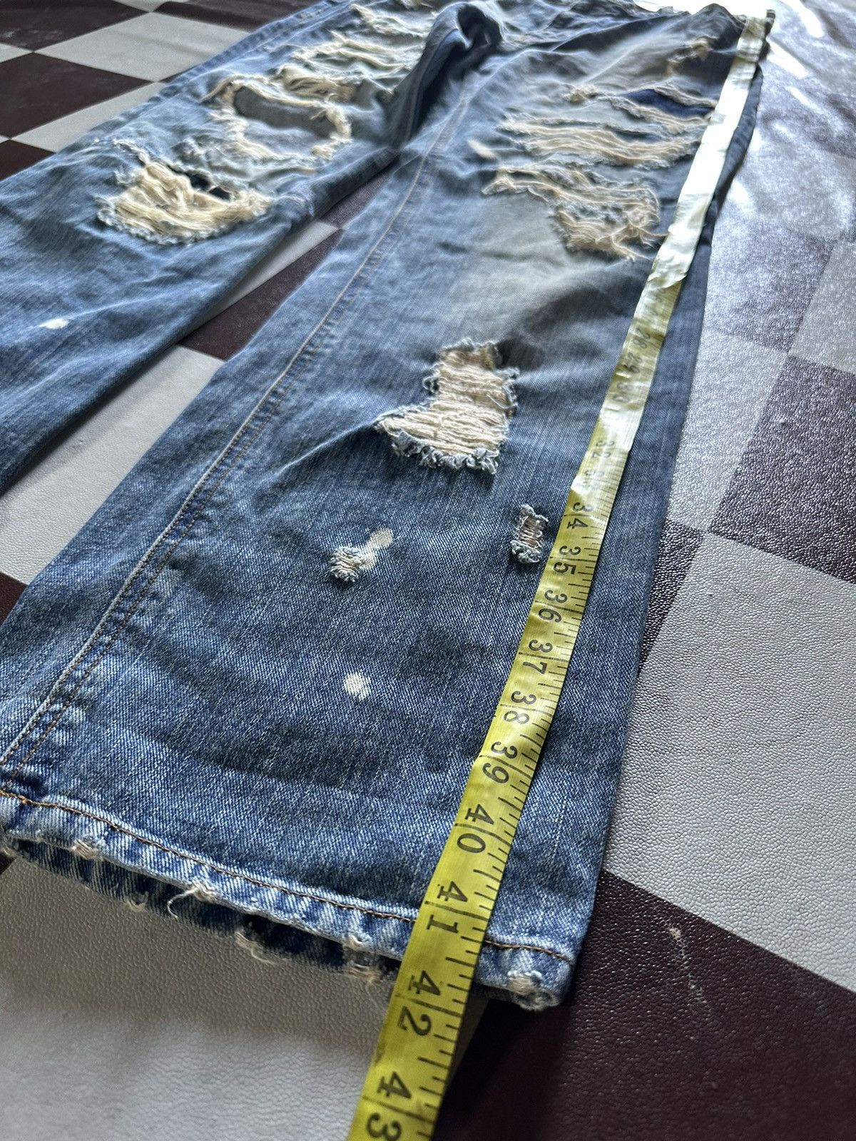 Hysteric Glamour distressed style jeans Size US 32 / EU 48 - 9 Thumbnail