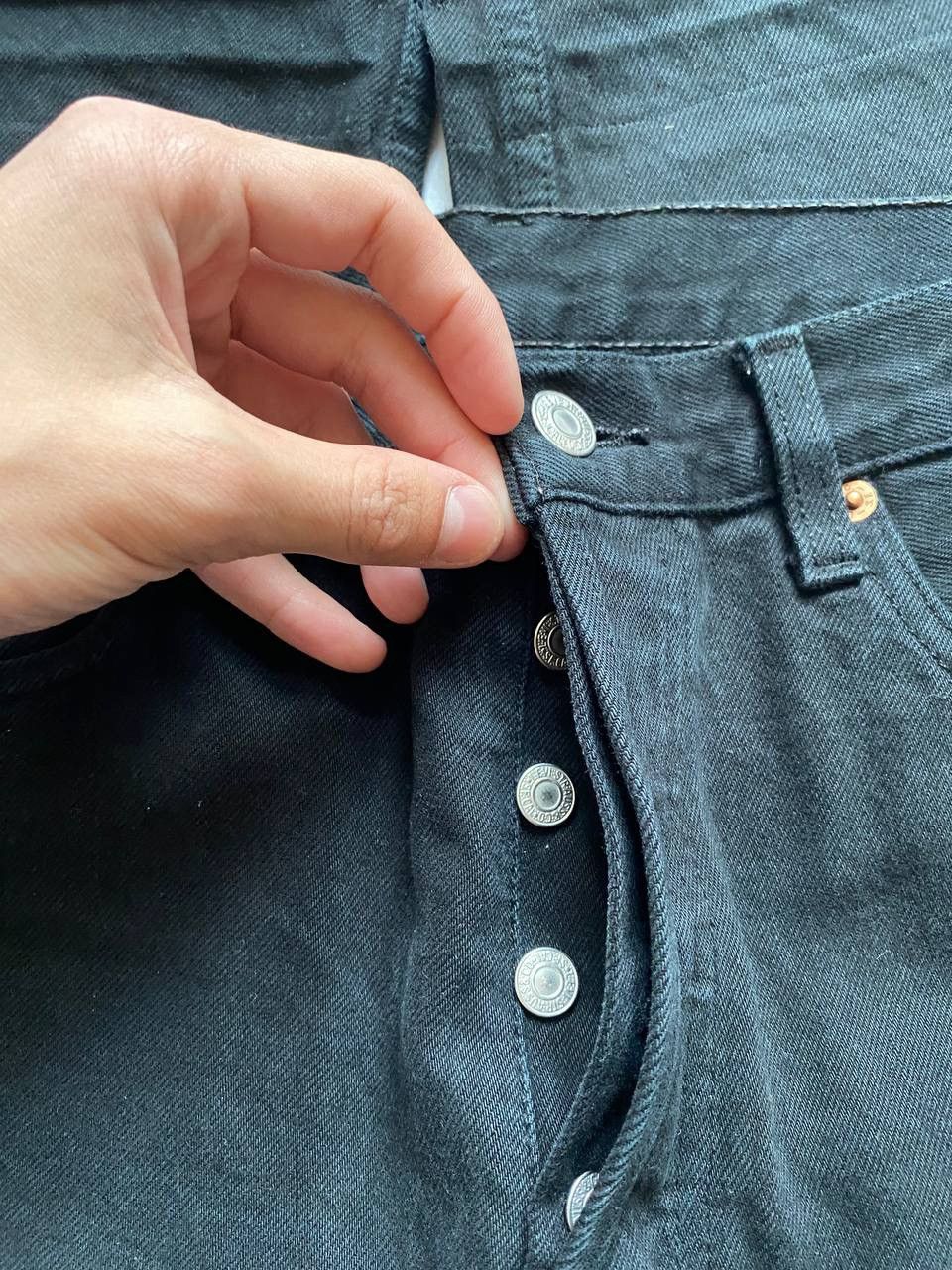 Jean × Levi's × Vintage Vintage 501 Levi’s black jeans size 30x32 Size US 32 / EU 48 - 9 Thumbnail
