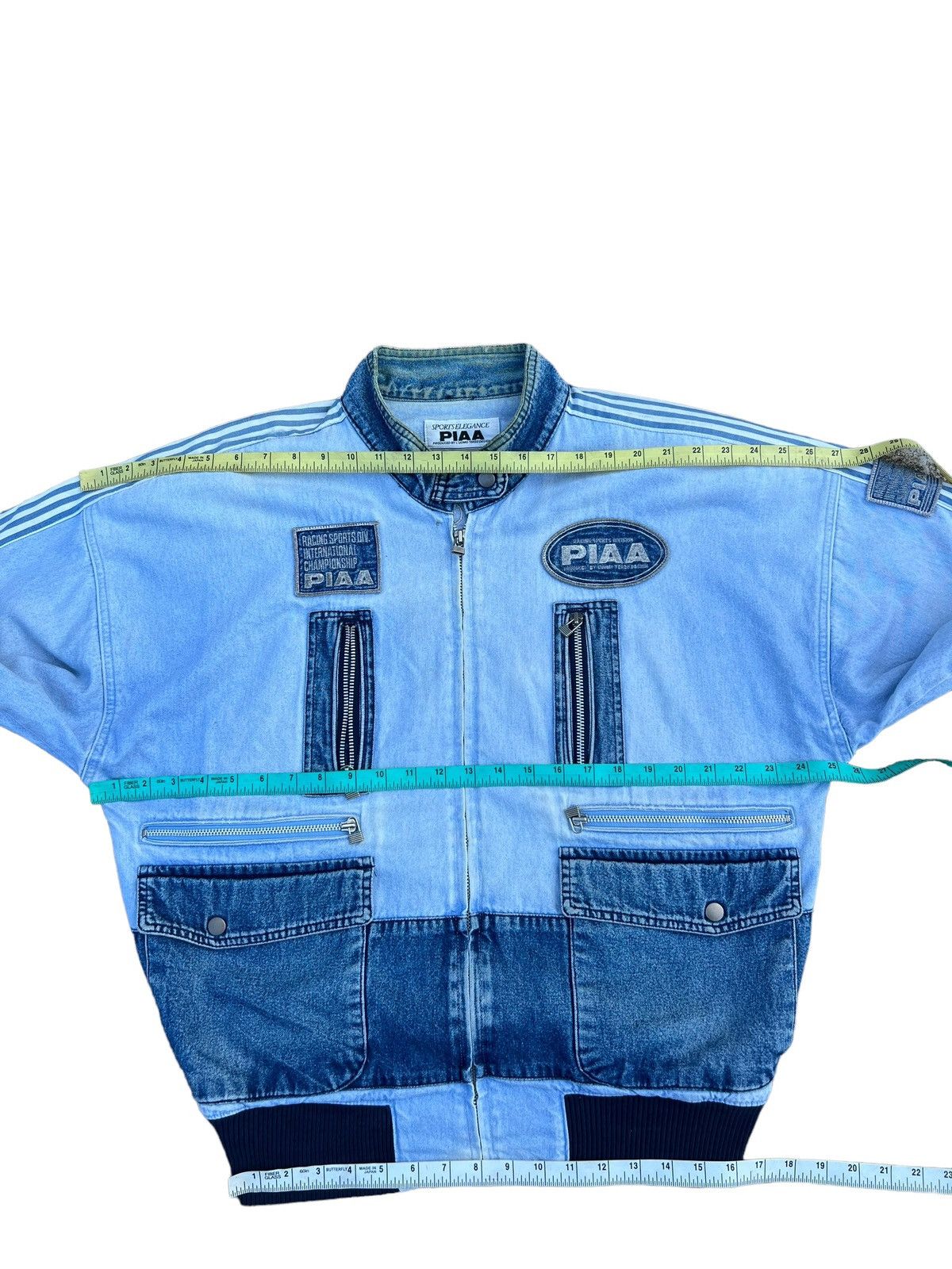 Vintage Vintage 90s PIAA Motorsports Fade Muddy Hybrid Bomber Jacket Size US XL / EU 56 / 4 - 3 Thumbnail