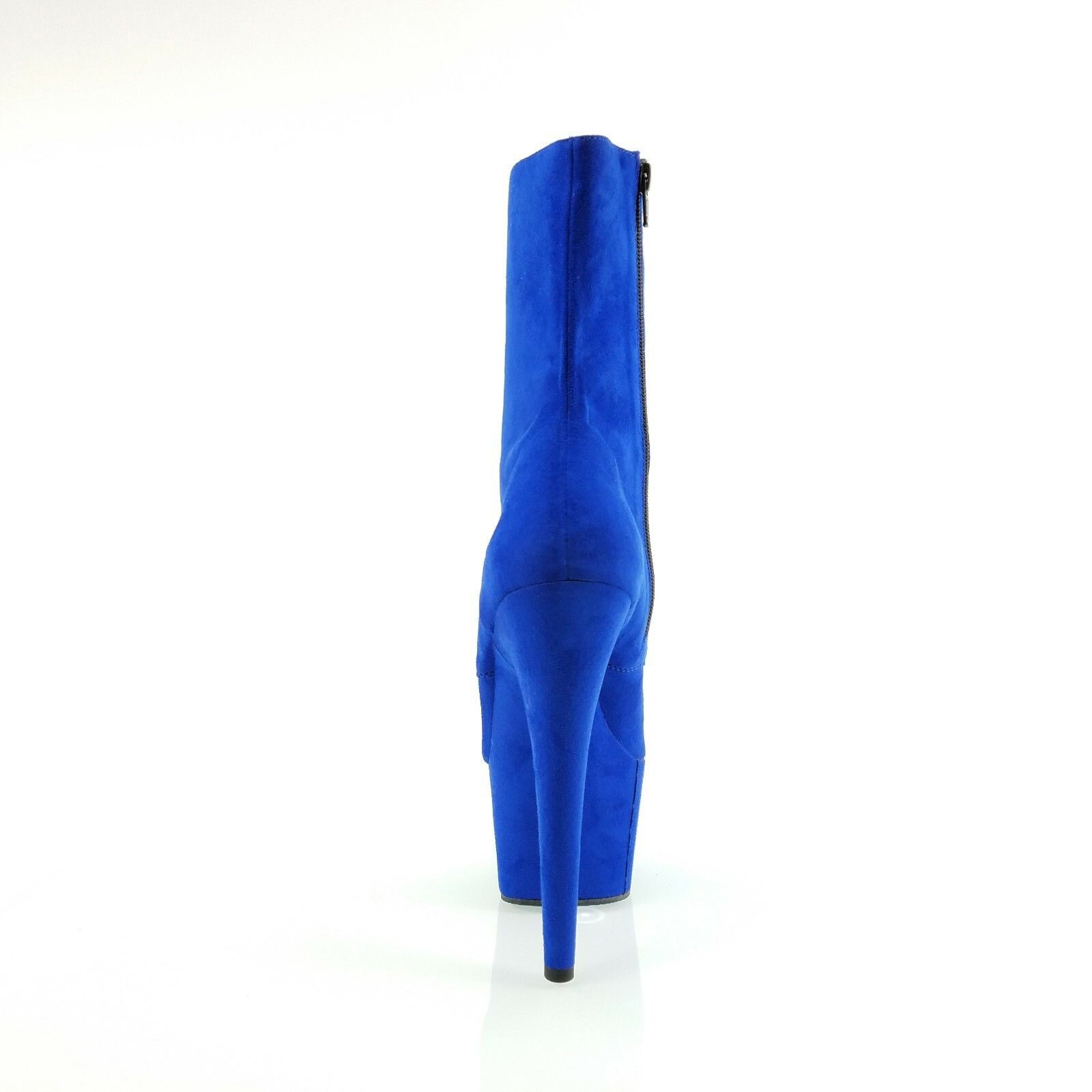Other Adore 1020FS Blue Vegan Suede 7" High Heel Platform Ankle Bo Size US 12 / IT 42 - 4 Thumbnail