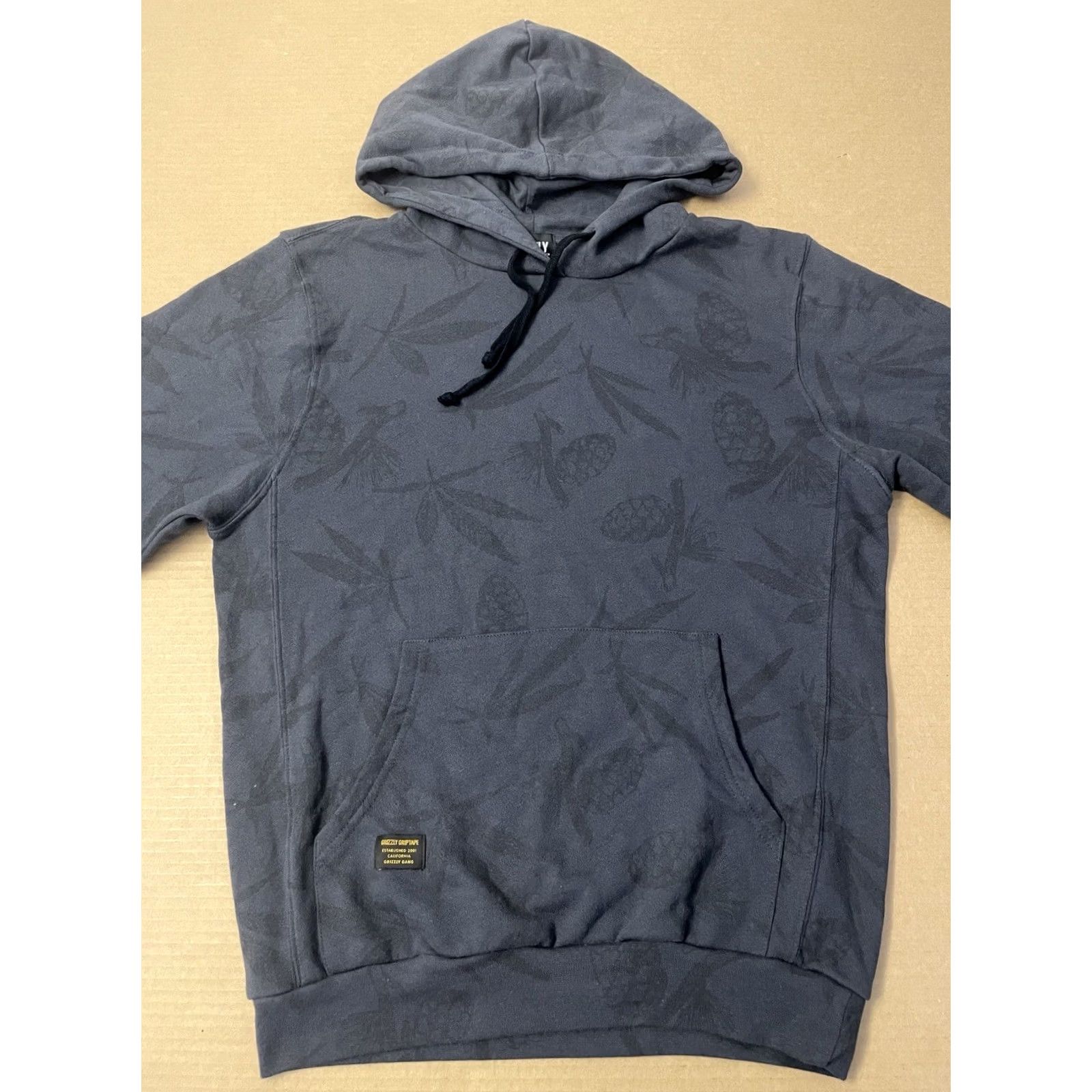 Vintage Grizzly Griptape Hoodie Adult Medium Blue AOP Hoody Sweatshirt Mens Size US M / EU 48-50 / 2 - 2 Thumbnail