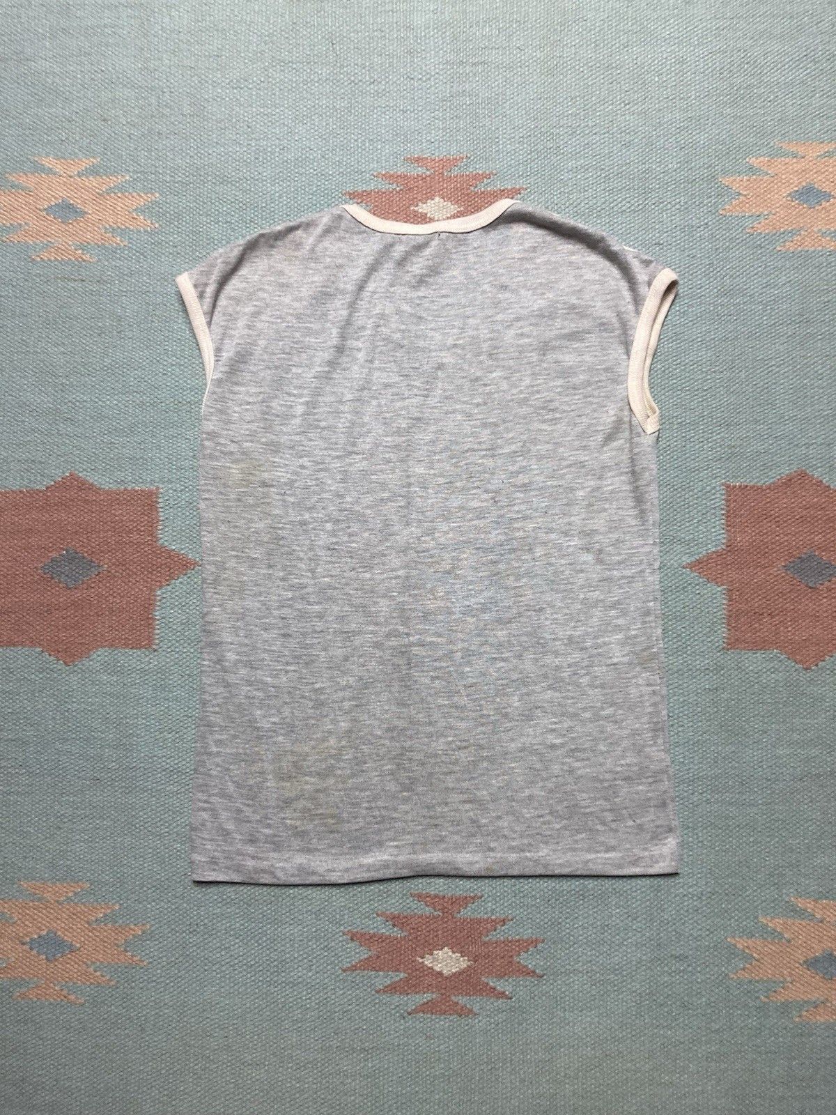 Vintage 70s sleeveless t shirt strawberry cute 14 women’s baby tee Size S / US 4 / IT 40 - 2 Thumbnail
