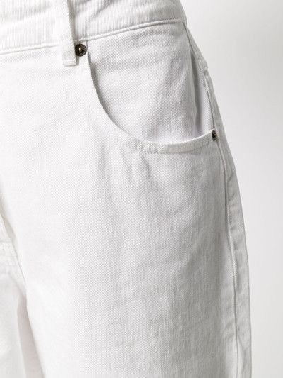Jacquemus o1mle0524 Le Jean De Nimes Denim Trousers in White Size 29" - 5 Thumbnail