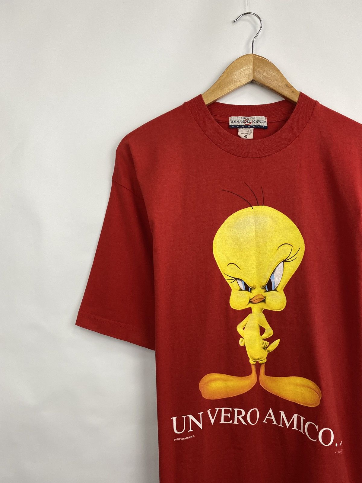 Cartoon Network 🇮🇹 Vintage 1999 Tweety and Sylvester t-shirt rare retro hype Size US L / EU 52-54 / 3 - 2 Thumbnail