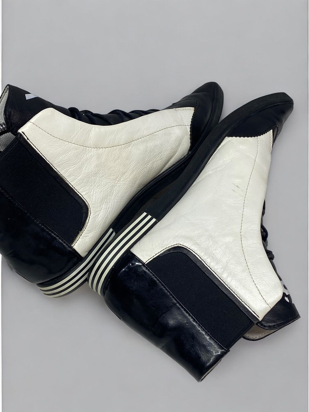 Yohji Yamamoto Vintage Y-3 Yohji Yamamoto Adidas Brogue Sneakers Futuristic Size US 7.5 / EU 40-41 - 16 Thumbnail